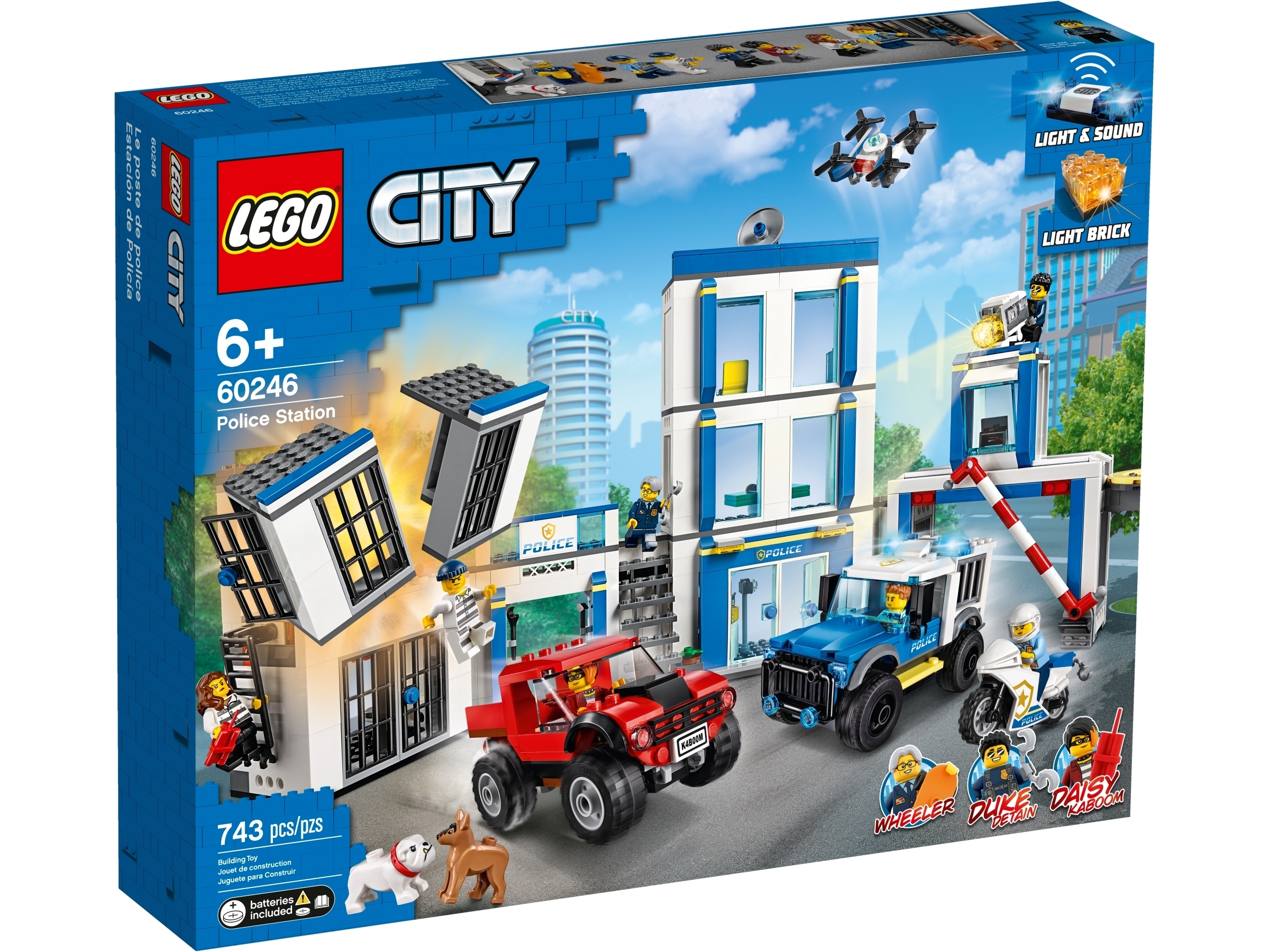 Lego City @@@ Policejní Posteruek 60246 @@@ 7 figurek +2 psi!