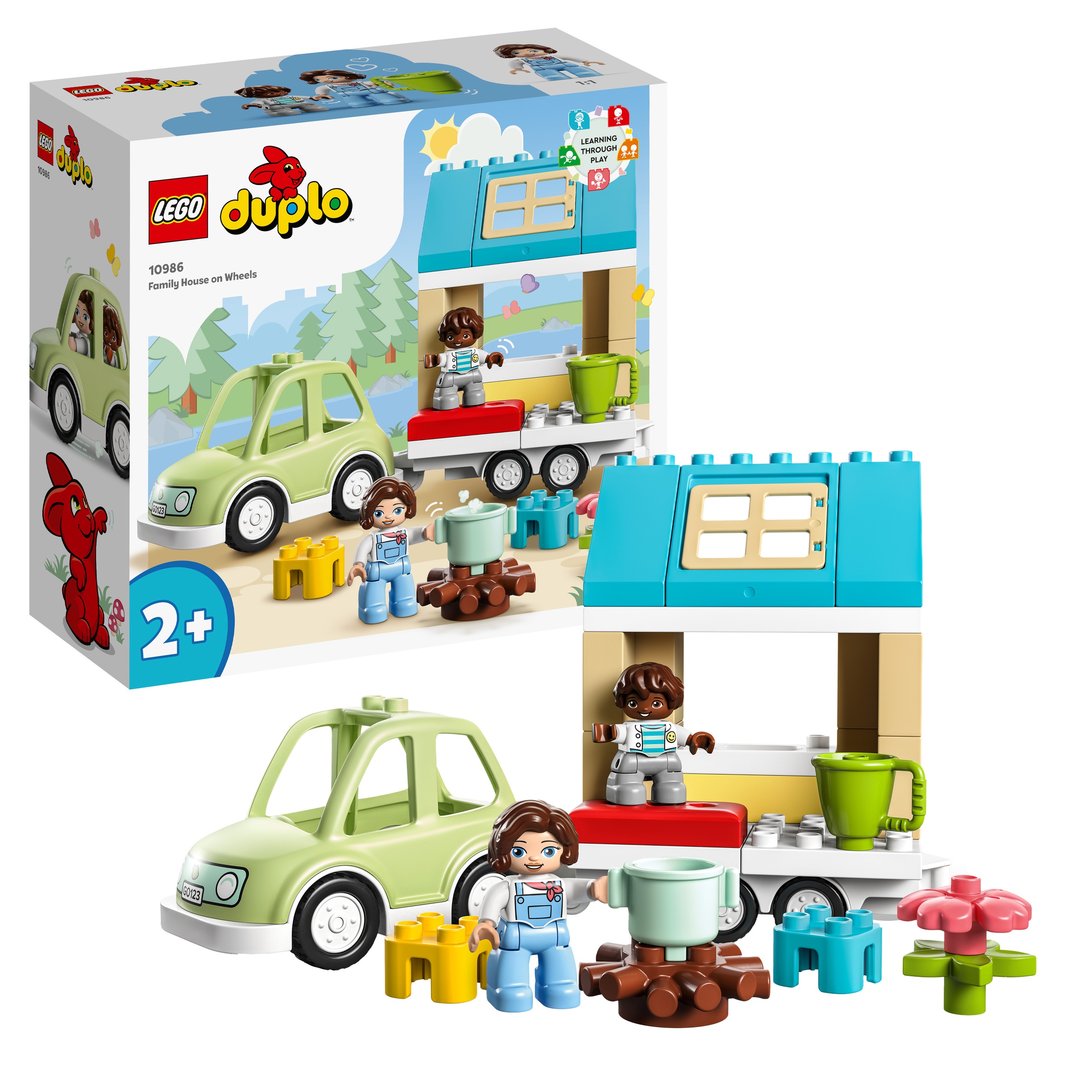 LEGO DUPLO DOM RODZINNY NA KÓŁKACH 10986 EAN (GTIN) 5702017417011