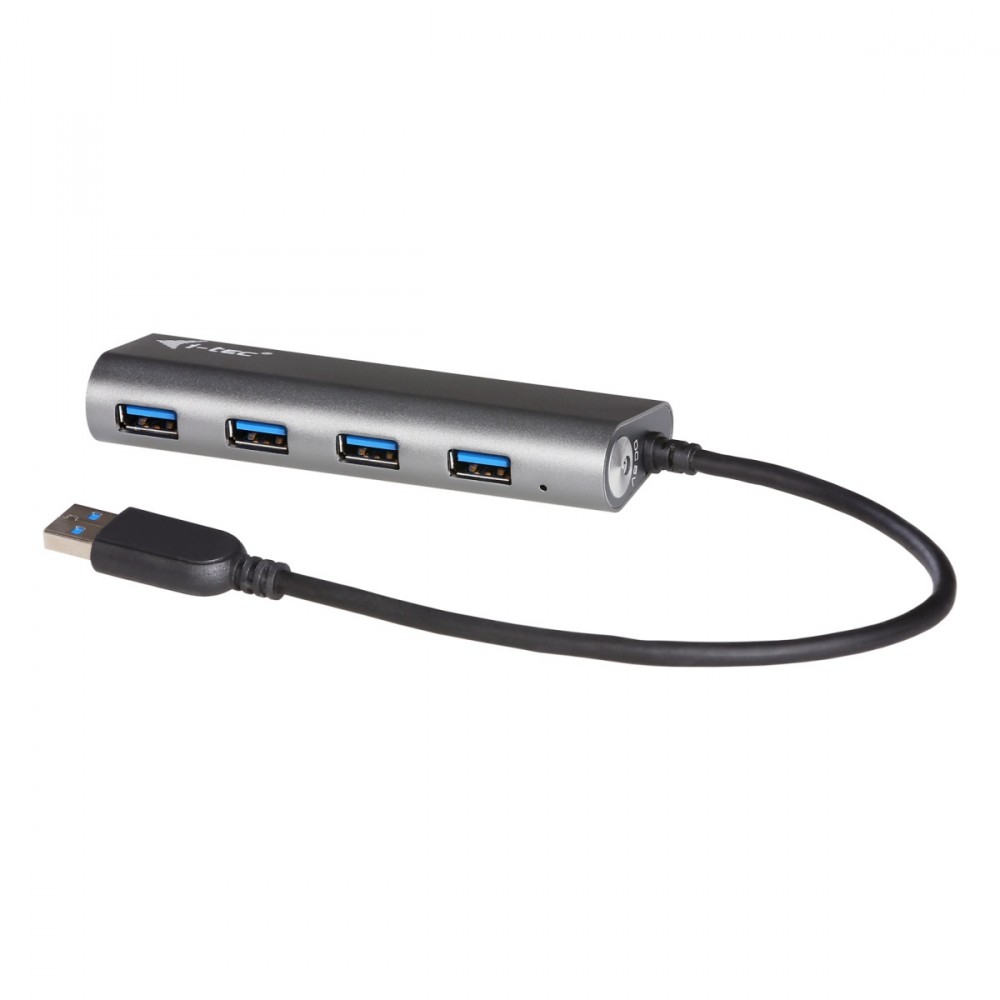 

Usb 3.0 Metal Hub Charging - 4 porty z zasilaczem