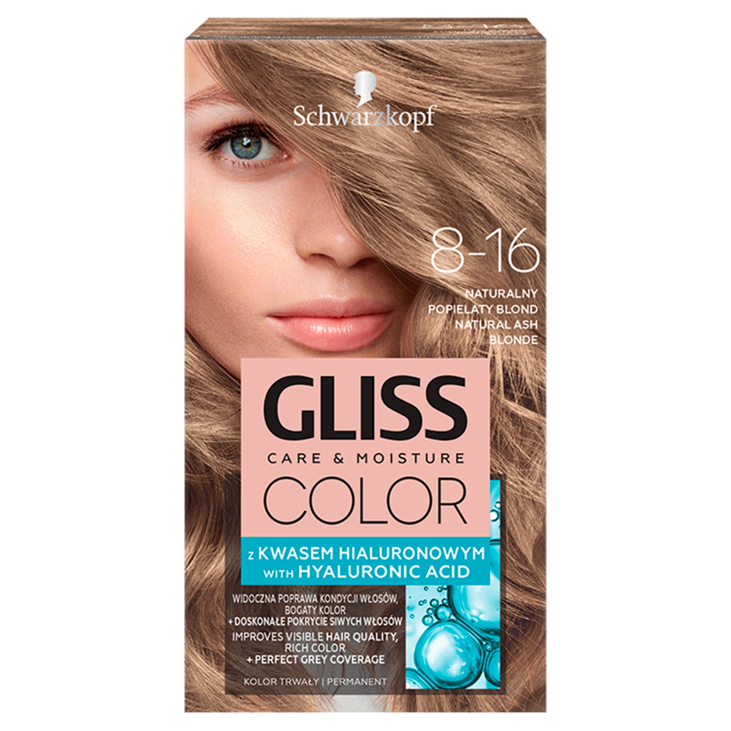 

Schwarzkopf Gliss Color 8-16 krem koloryzujący