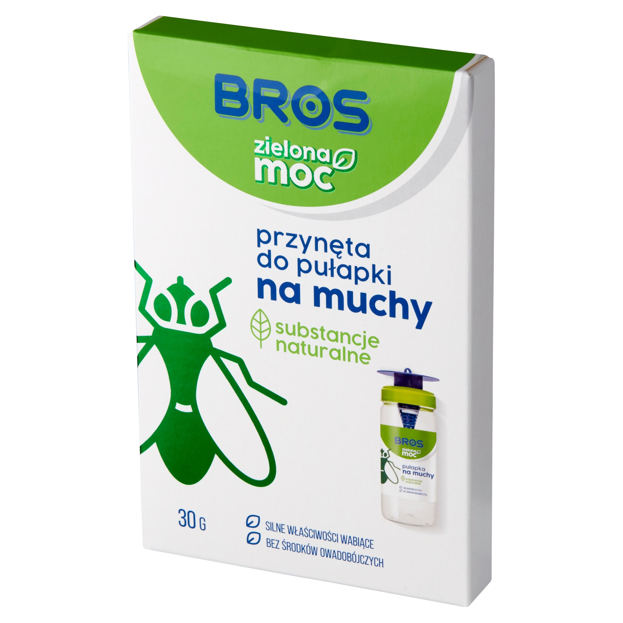 

Bros Przynęta do pułapki na muchy Zielona Moc