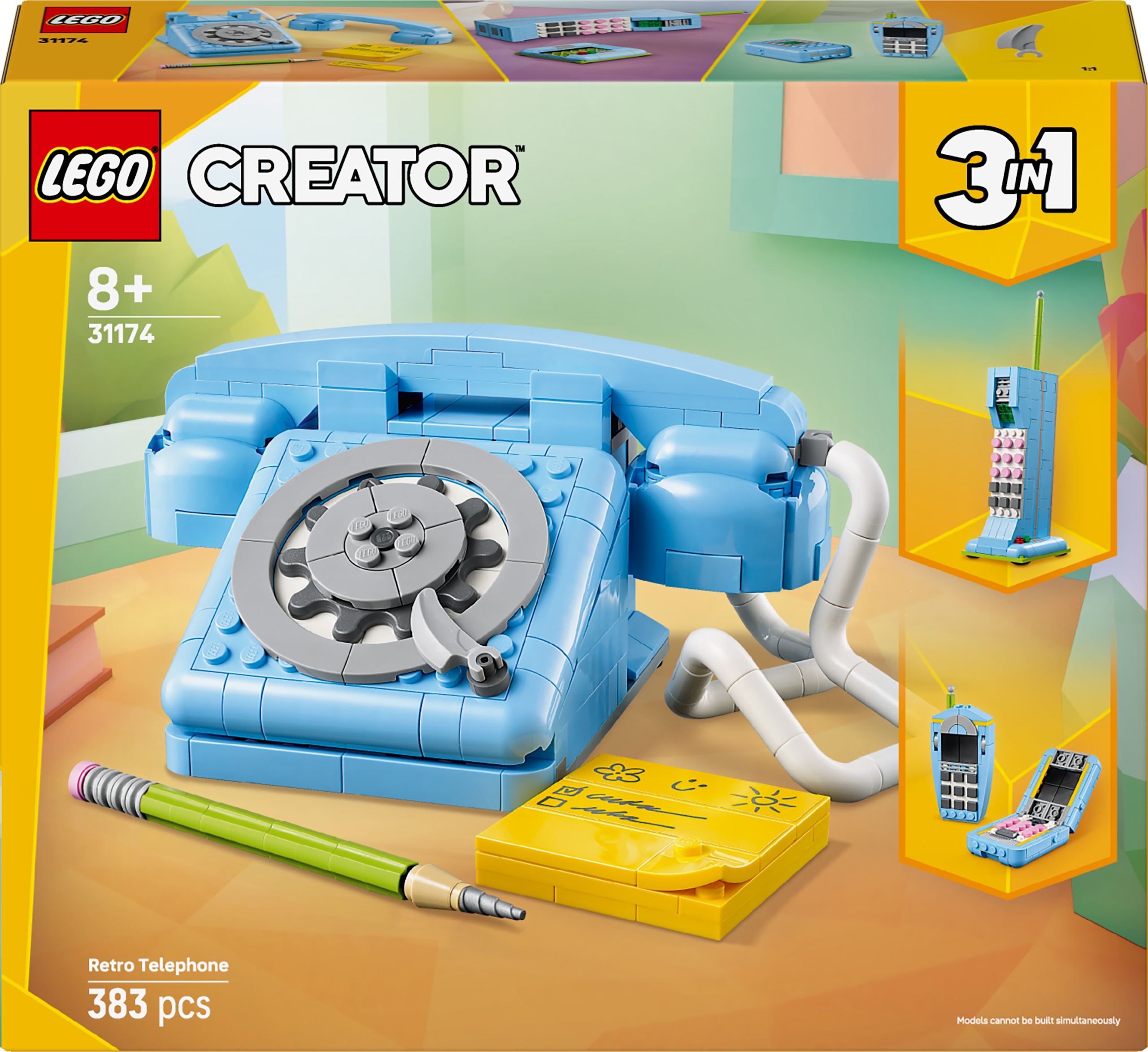 Lego Creator 3v1 Telefon v retro stylu 31174