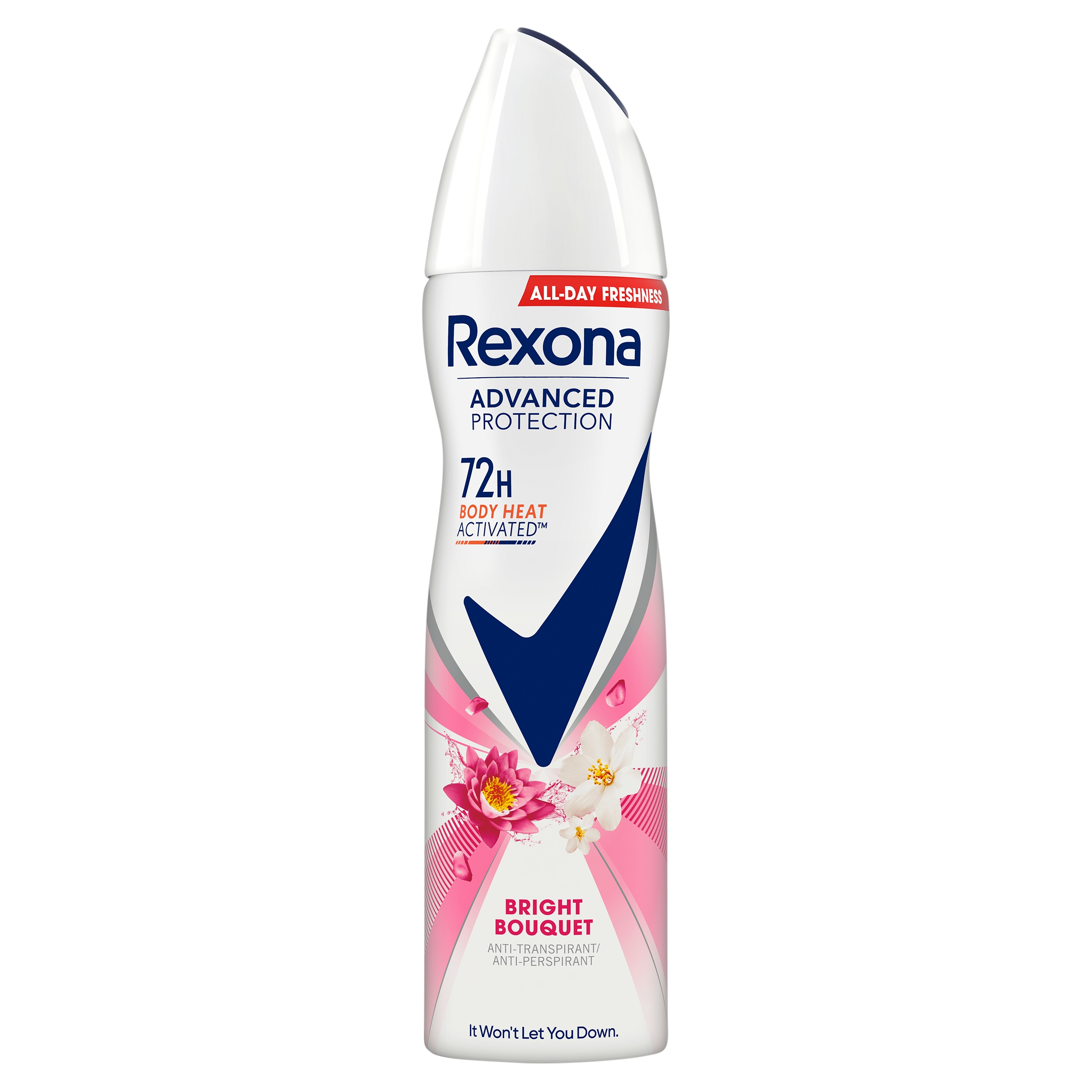 Rexona Advanced Protection Bright Bouquet Antiperspirant ve spreji 150 ml