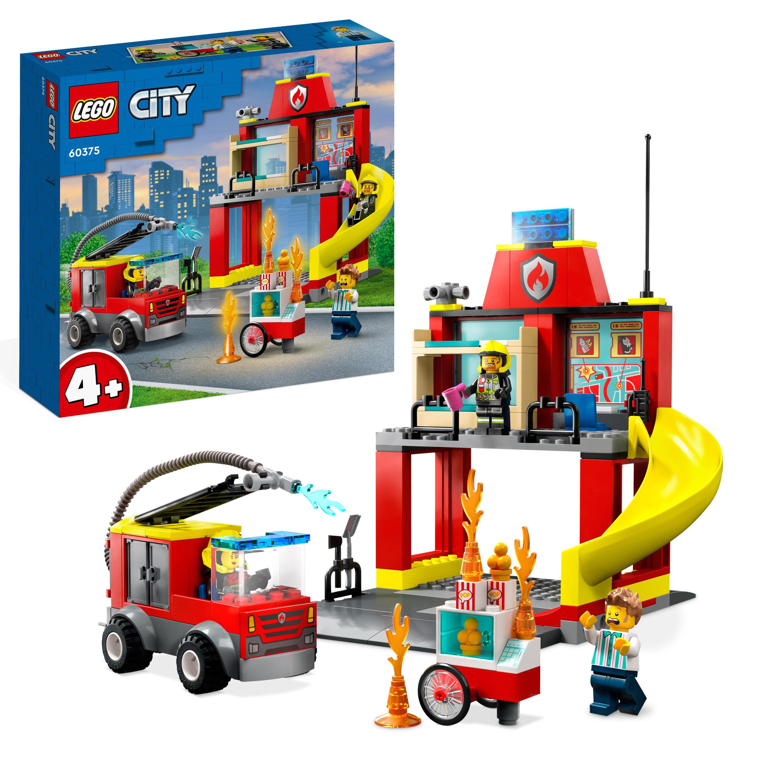 Lego 60375 City Hasičská stanice a hasičský vůz Hasiči Stavebnice