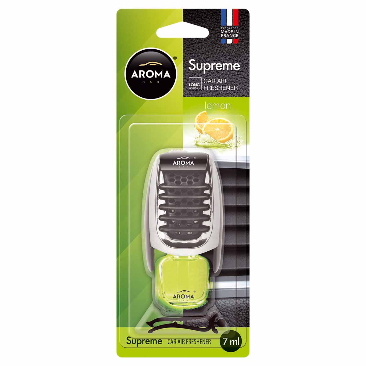 Aroma Supreme Lemon zapach samochodowy w kratkę 7 ml