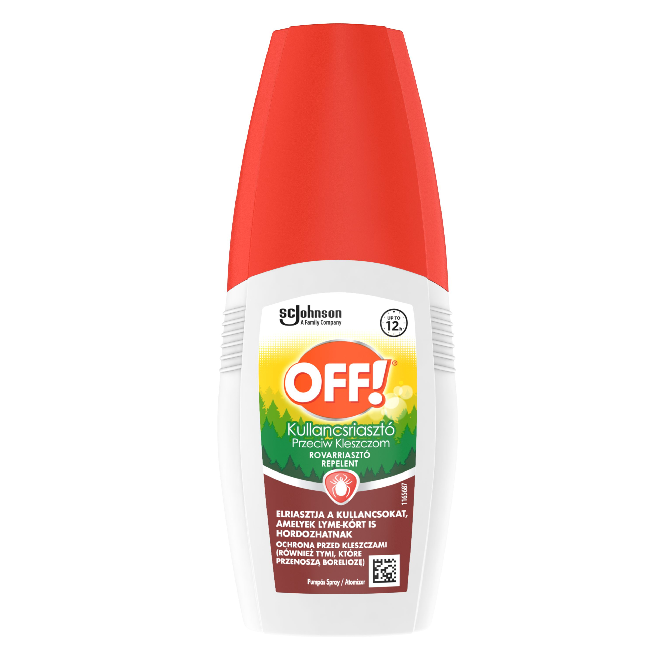 OFF! REPELENT ODSTRASZAJĄCY KLESZCZE KOMARY MESZKI 100 ml działa 12 godzin