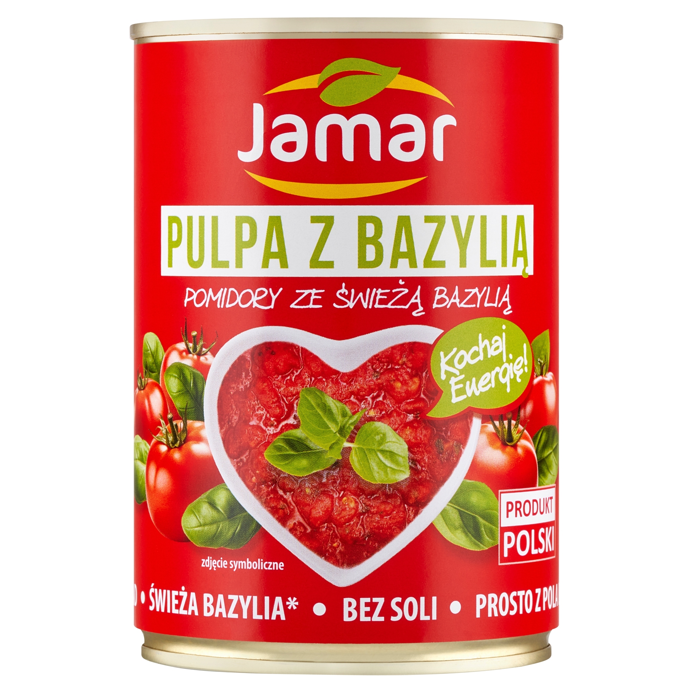 Levně Jamar Pyré rajčata s čerstvou bazalkou 400 g