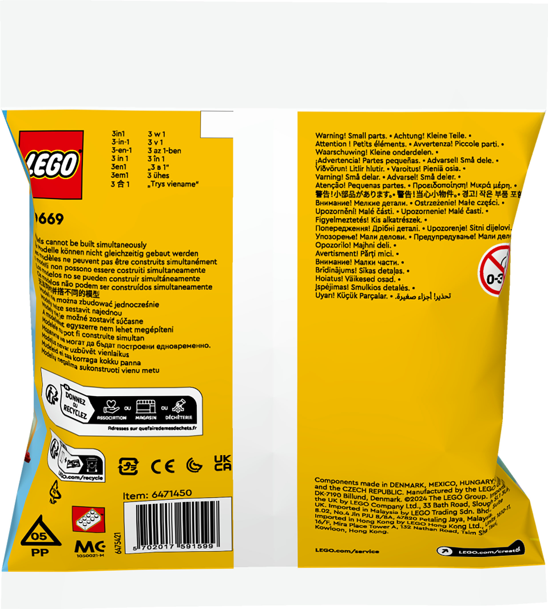 LEGO Creator 30669 Kultowy czerwony samolot Marka LEGO