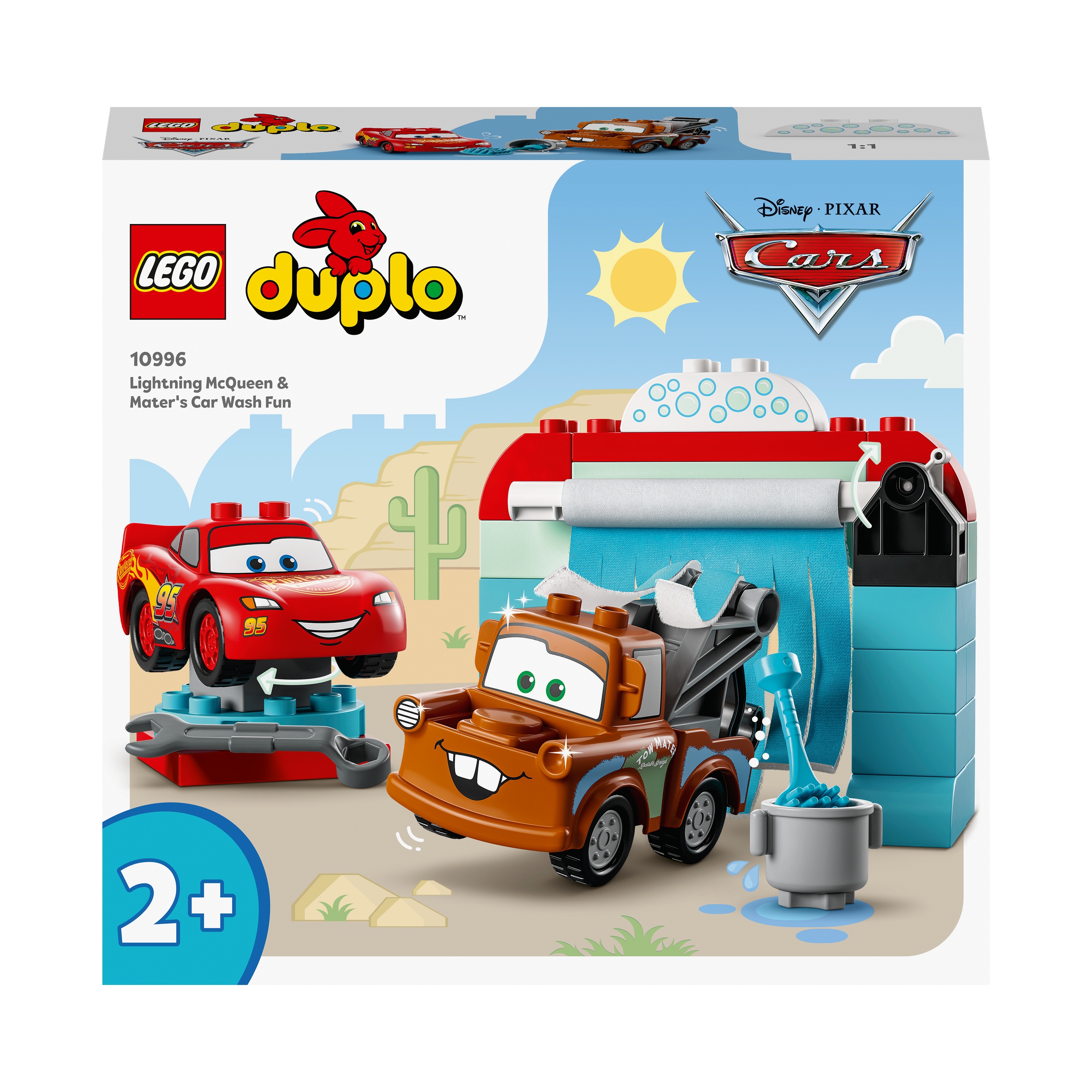 LEGO Duplo 10996 Blesk McQueen a šrot - myčka
