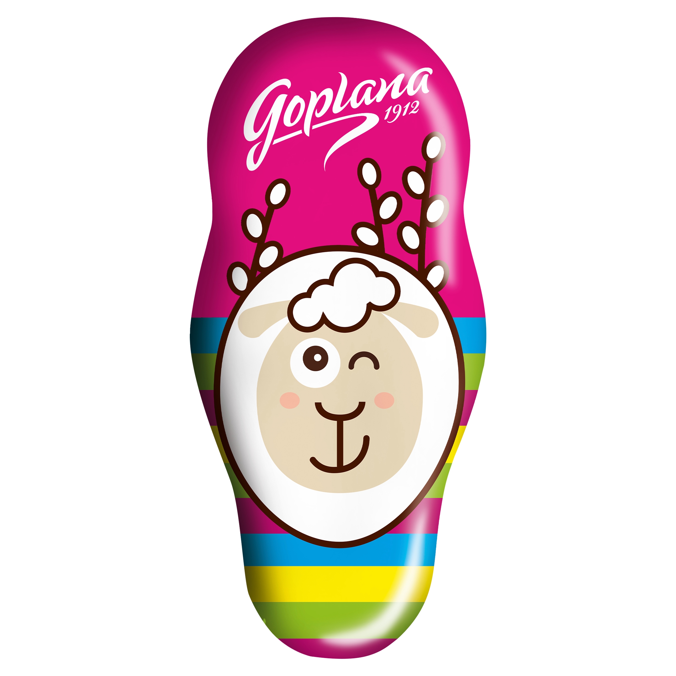 Levně Velikonoční čokoládové figurky s karamelovou náplní Goplana 30 g x 80 g