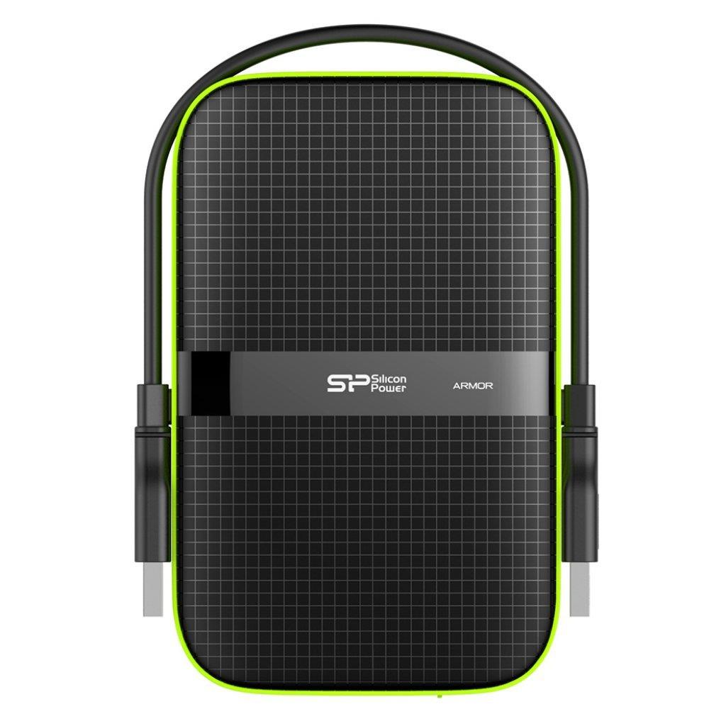 Dysk zewnętrzny Silicon Power ARMOR A60 2TB 2,5" USB 3.0 BLACK-GREEN/PANCER Producent Silicon Power