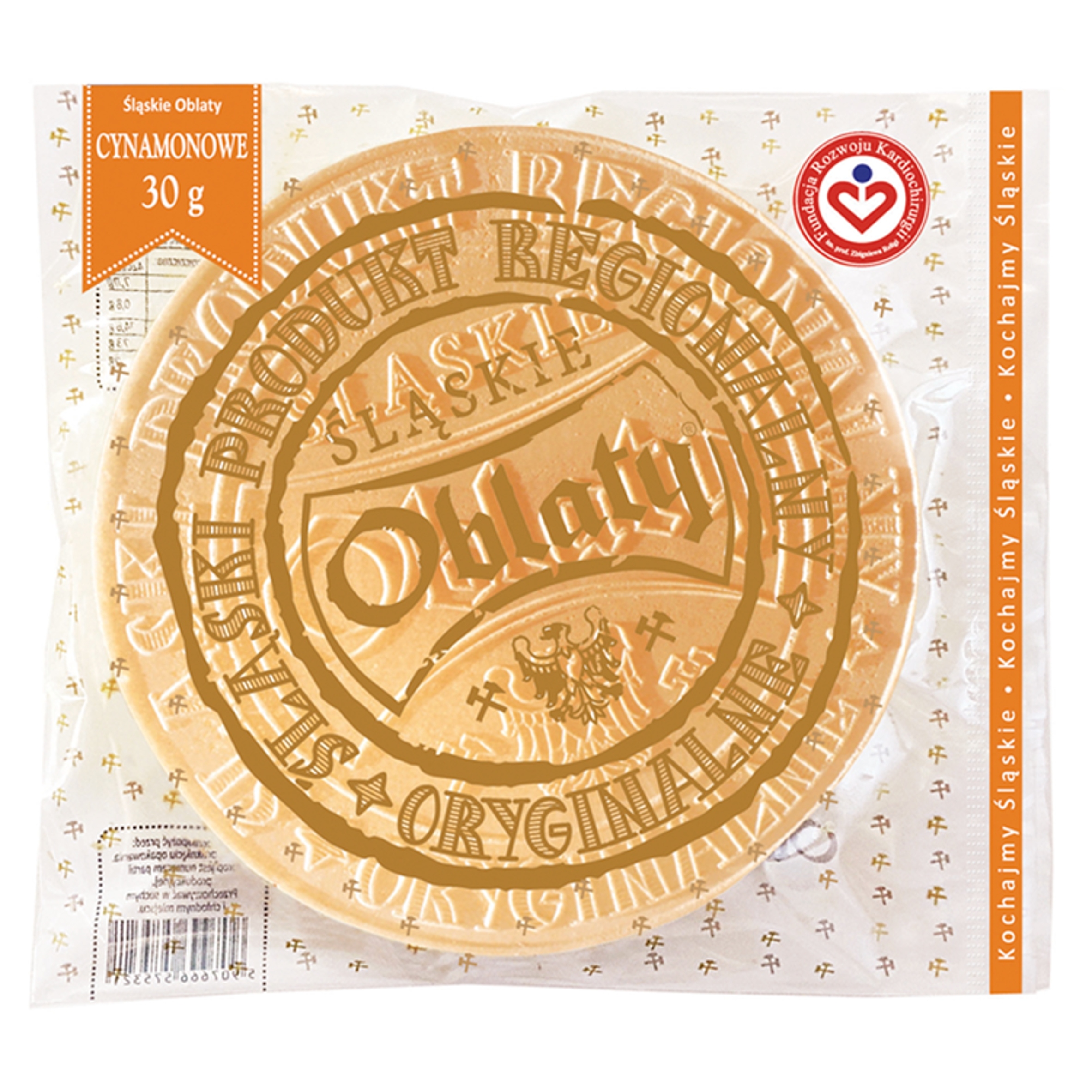 Levně Sada Oplatky Slezské Skořicové Oplatky Regionální produkt 30g 23 kusů