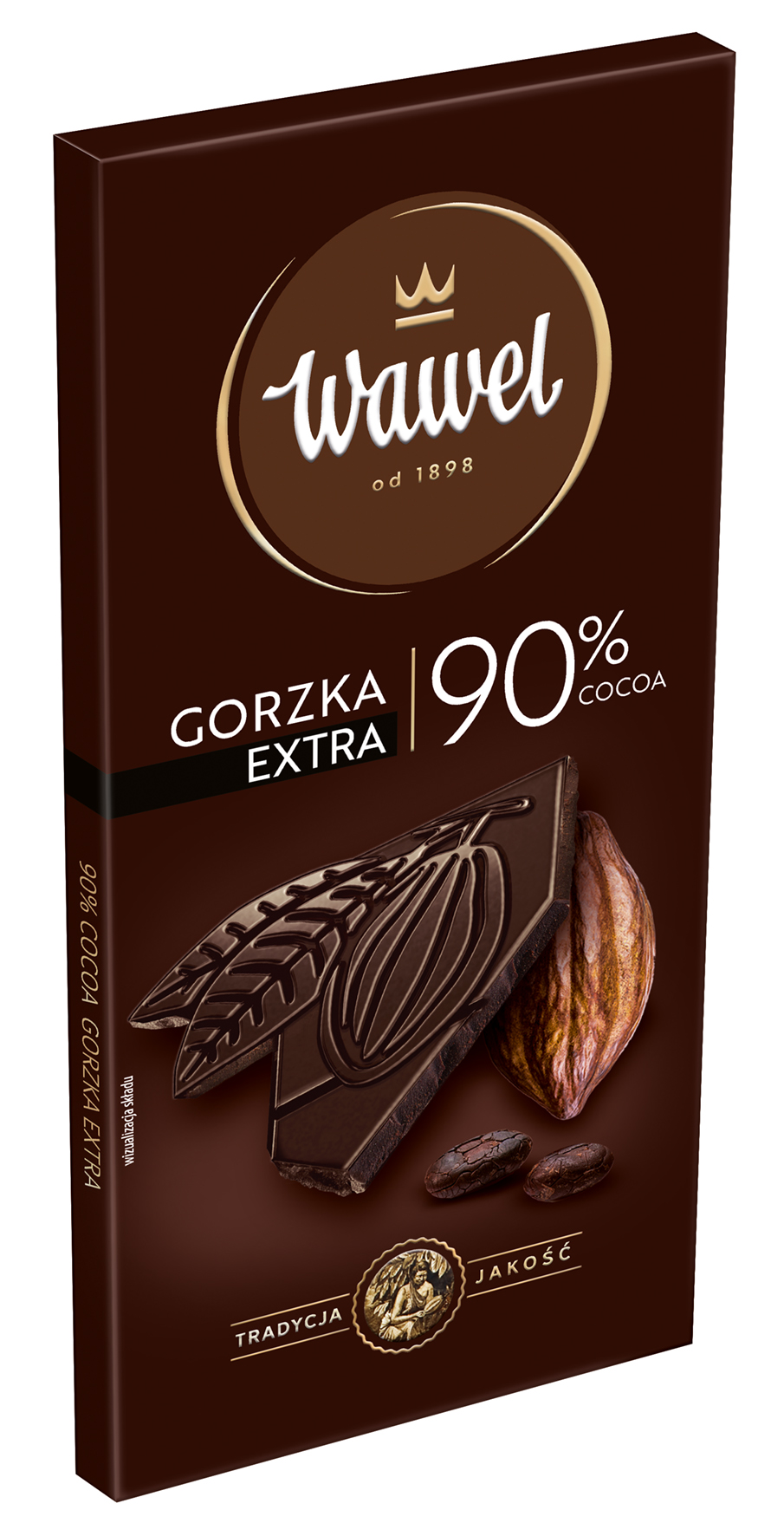 Wawel Premium Gorzka 90% cocoa 90g x 8szt