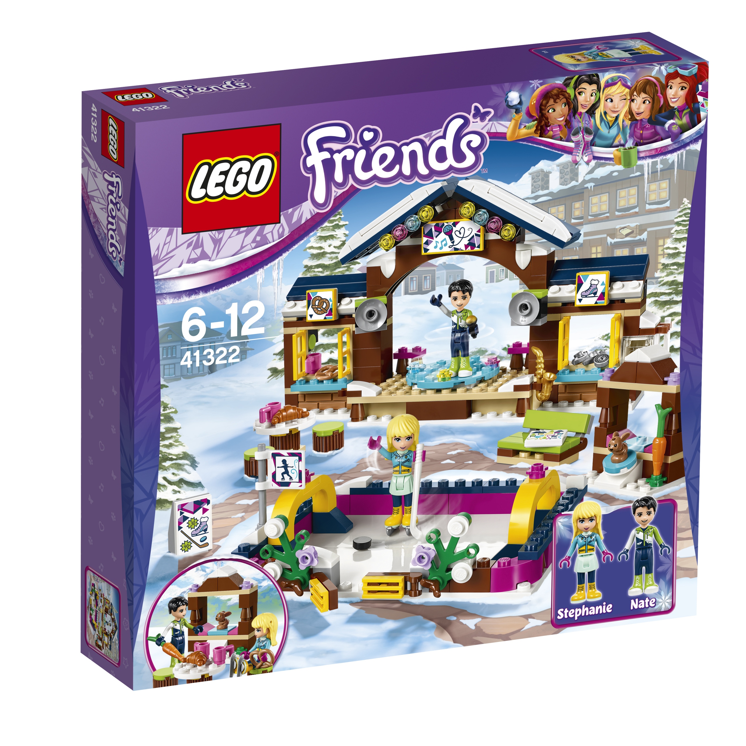 Lego Friends 41322 Kluziště v zimním středisku Nový Set Unikát