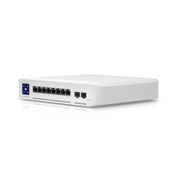 UBIQUITI UniFi Switch Enterprise Layer 3, 8 port, (8) 2.5GbE, PoE+, (2) 10G SFP+, 120W — 10
