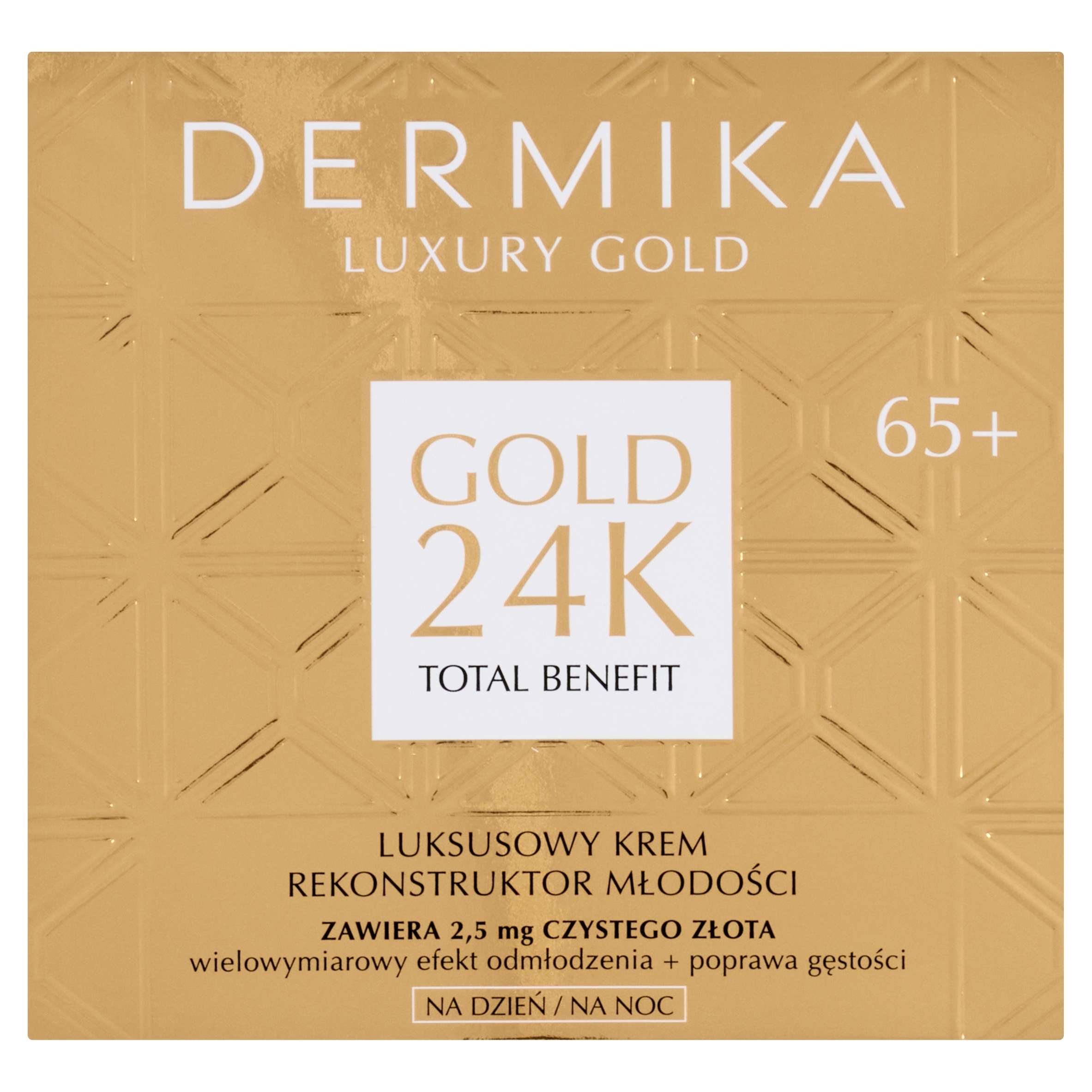 Dermika Luxury Gold 24K krém 65+ den/noc 50 ml