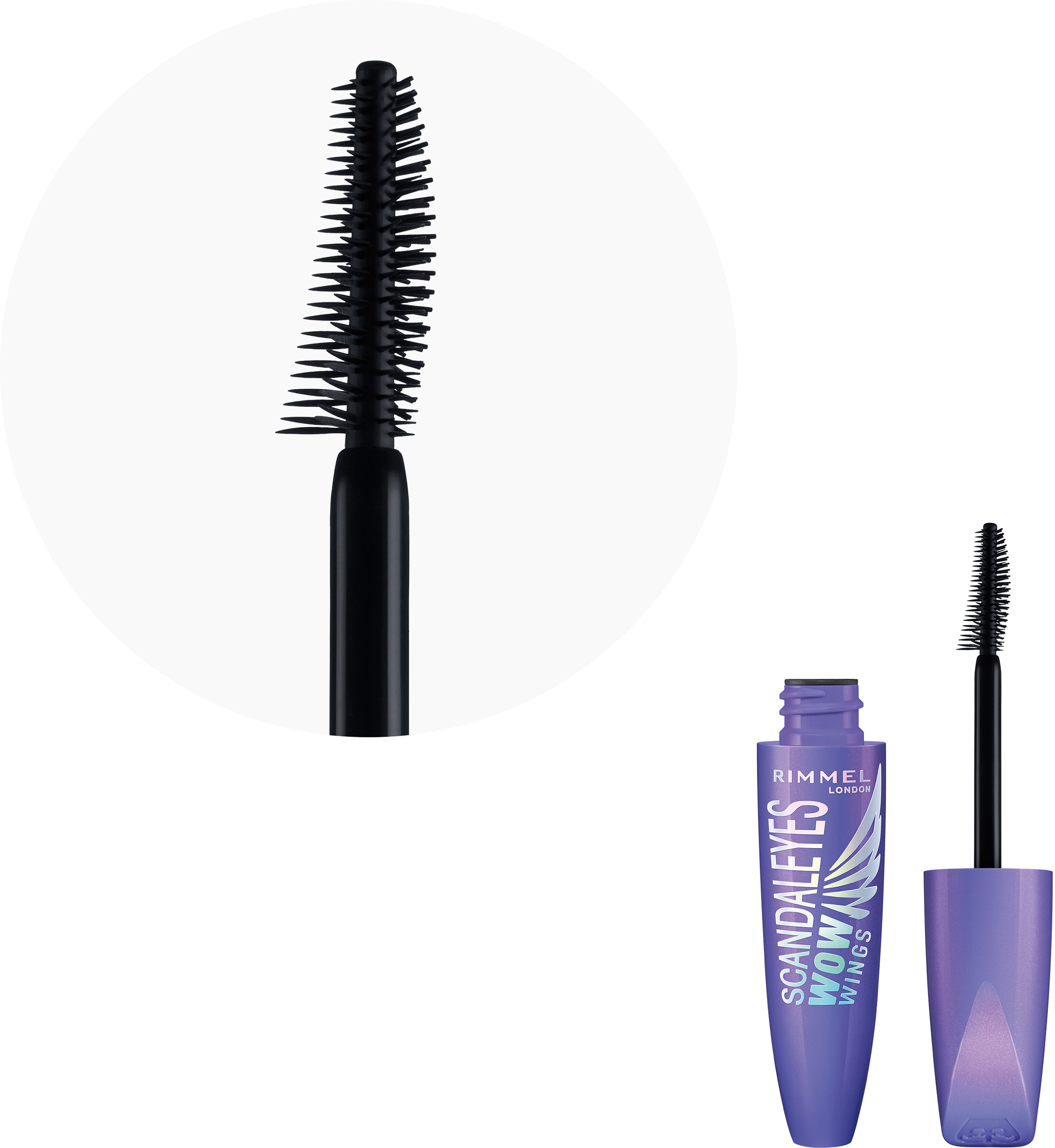 Rimmel Scandaleyes Wow Wings Mascara 001 Black tusz do rzęs 12ml Marka Rimmel