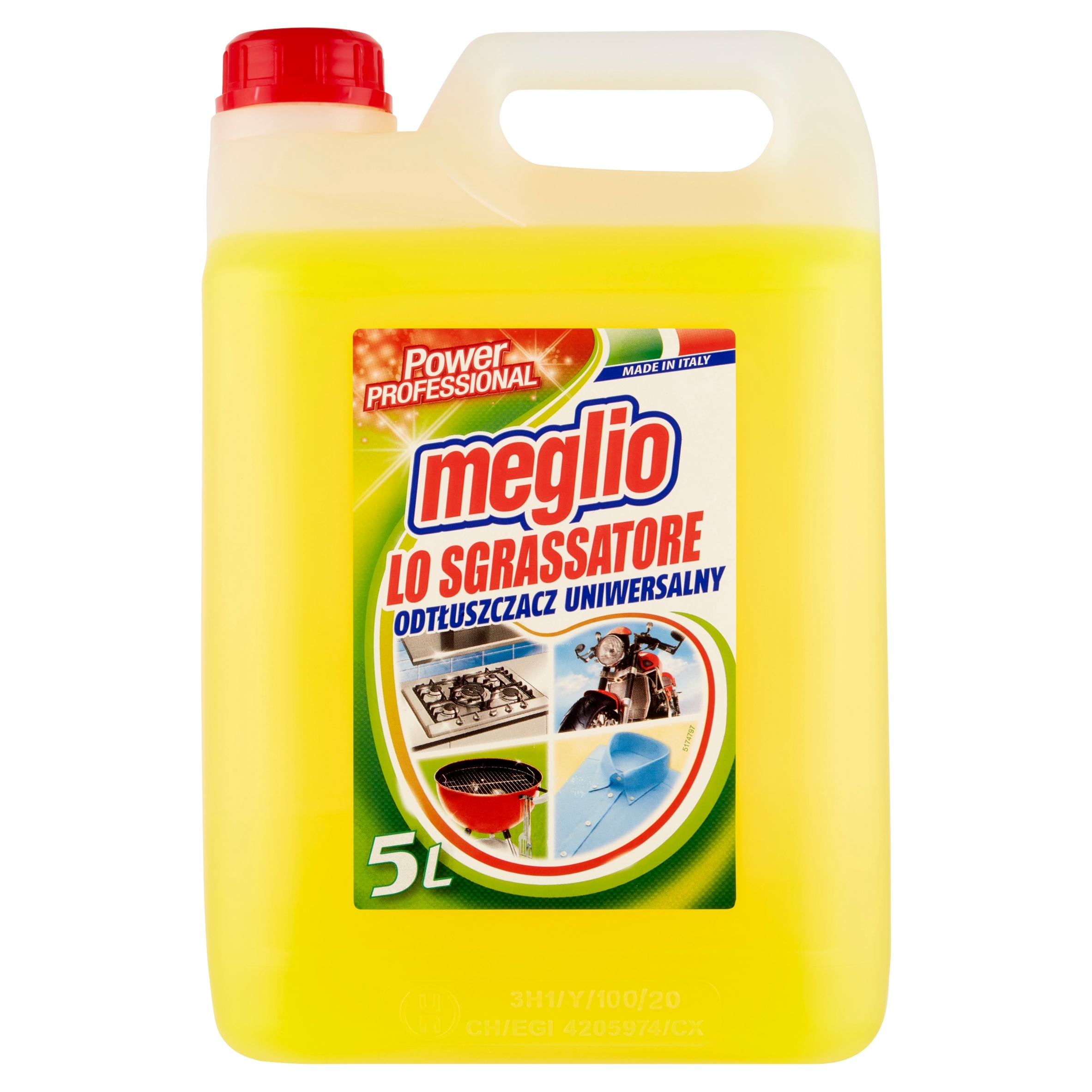 Levně Meglio Tekutý odmašťovač Lemon 5 L