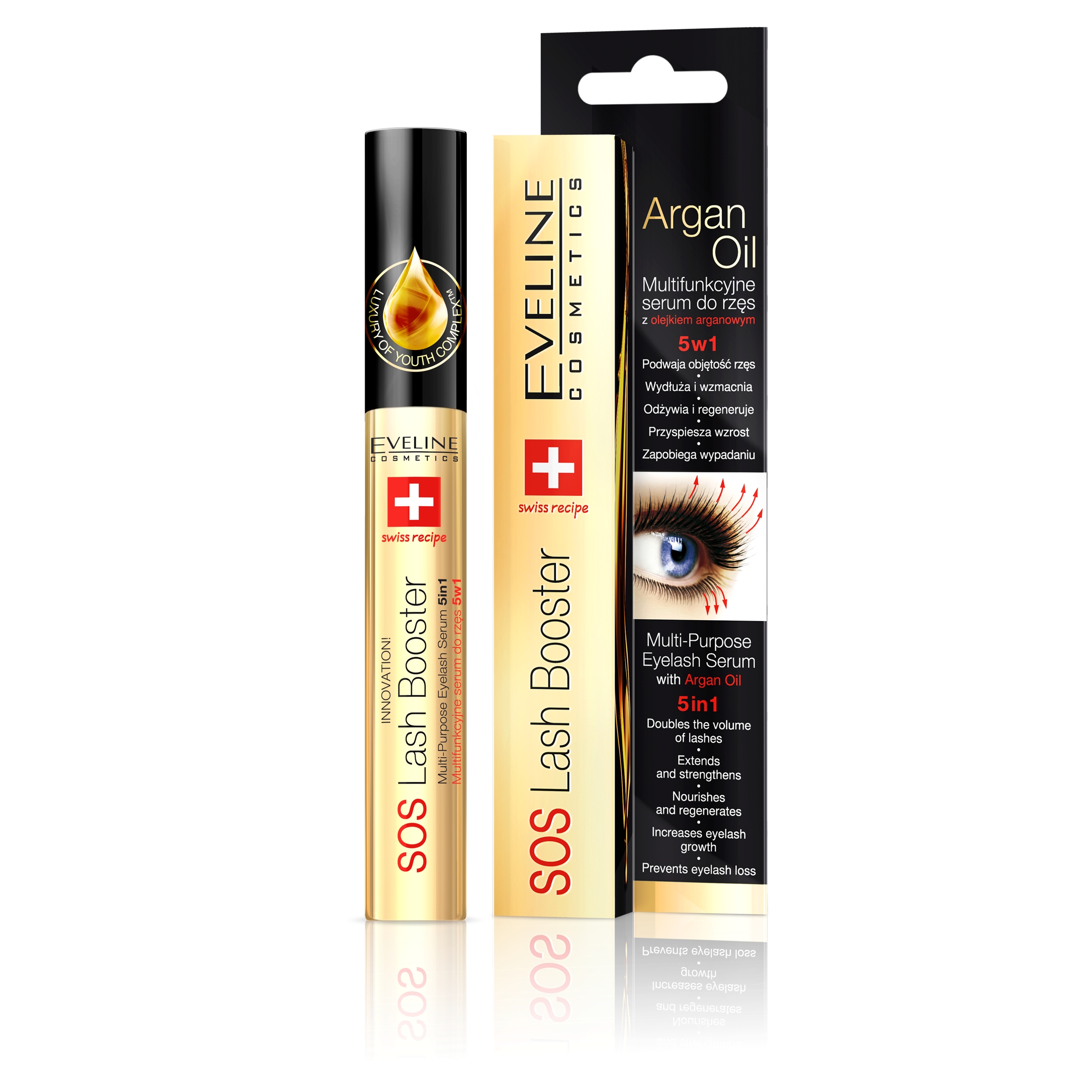 EVENILE COSMETICS Serum Do Rzęs SOS Lash Booster 5w1 Aktywator Wzrostu 10ml — miniatura 9