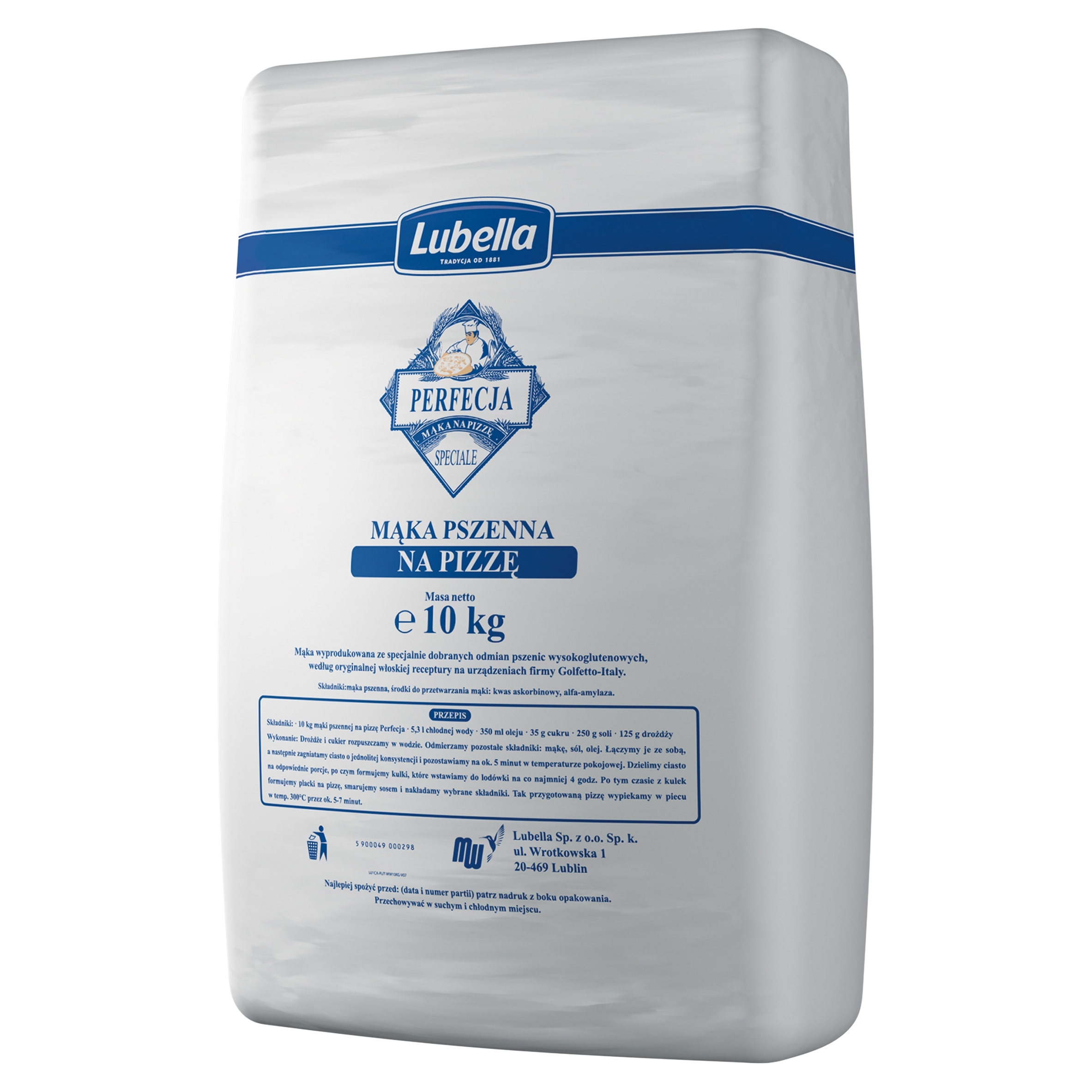 Levně Pšeničná mouka na pizzu Perfekce Speciale Lubella 10 kg