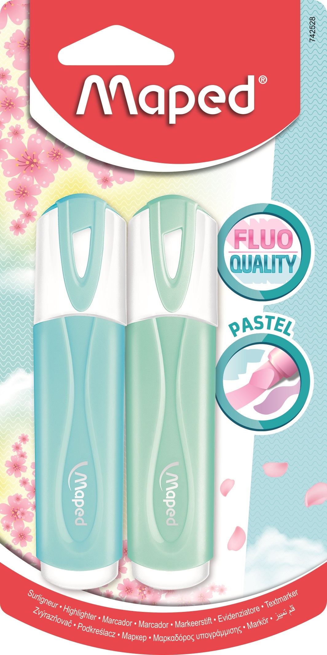 

Zakreślacz Fluo Peps 2 Pastel Maped 742528