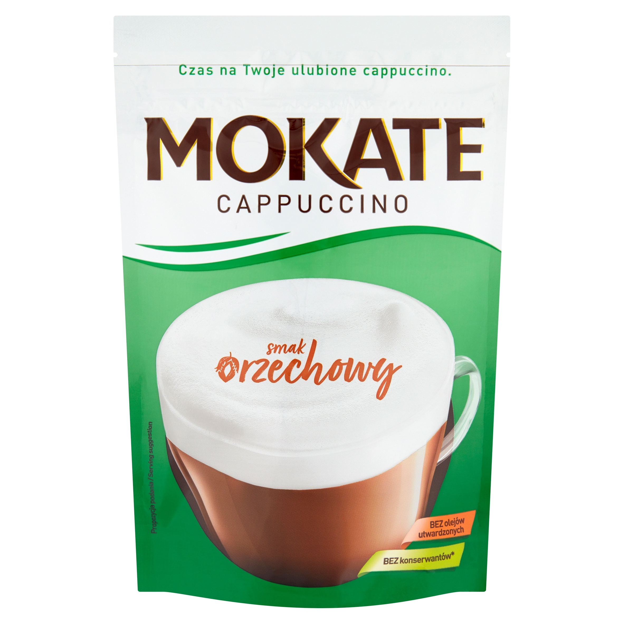 Levně 9X Mokate Káva cappuccino ořechová příchuť 110 g