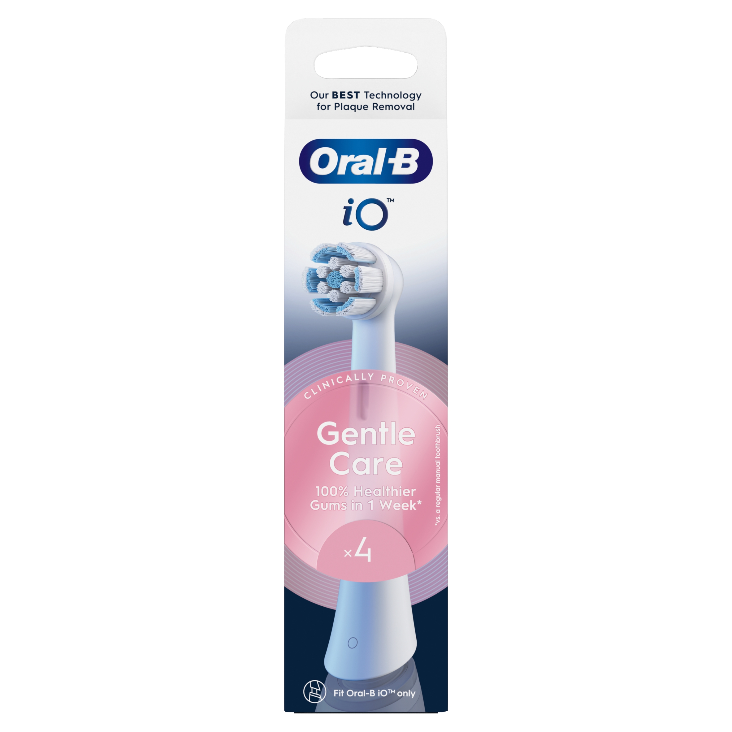 Oral-B iO Gentle Care Oryginalne końcówki szczoteczek 4szt