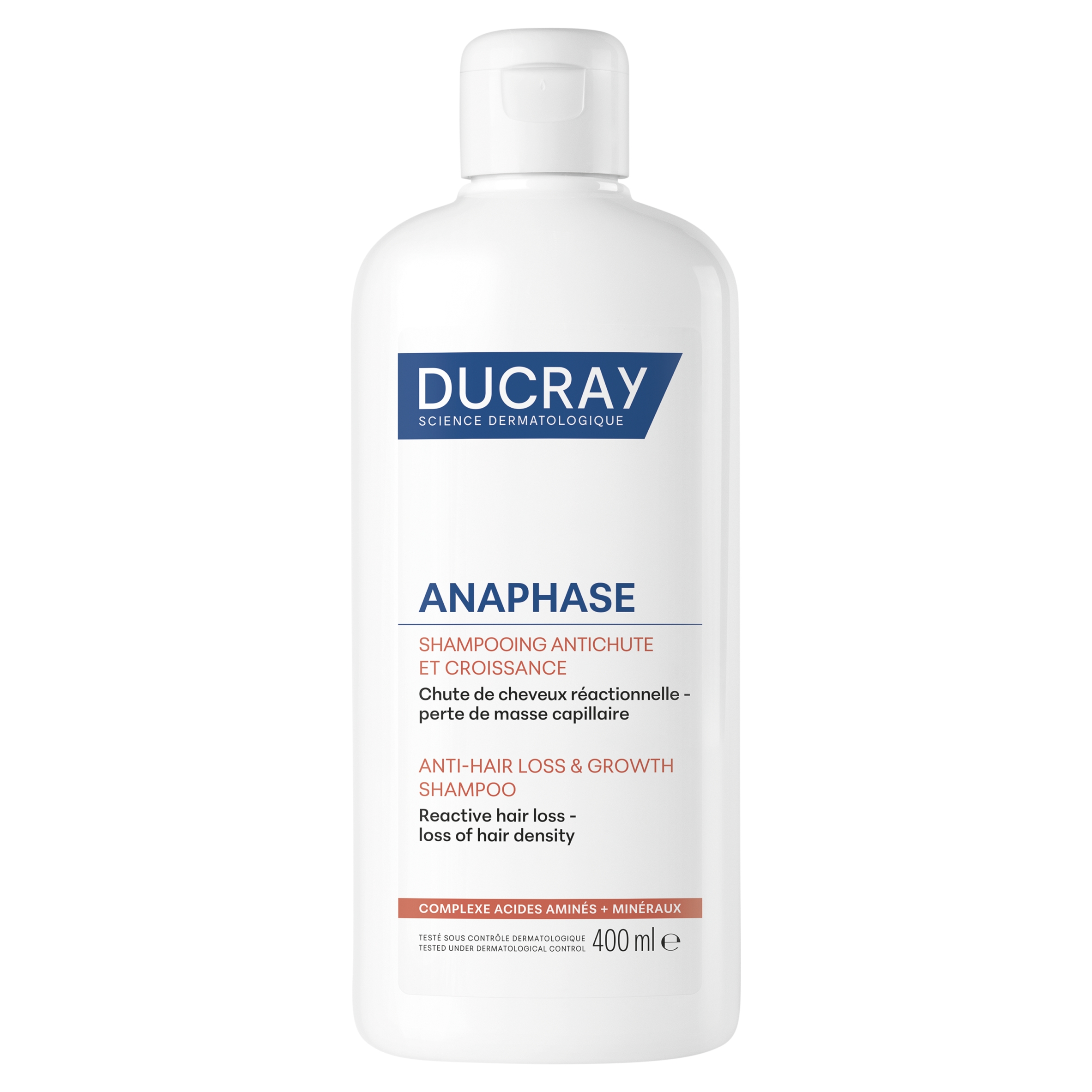 Ducray Anaphase Szampon przeciw wypadaniu i na porost włosów 400 ml