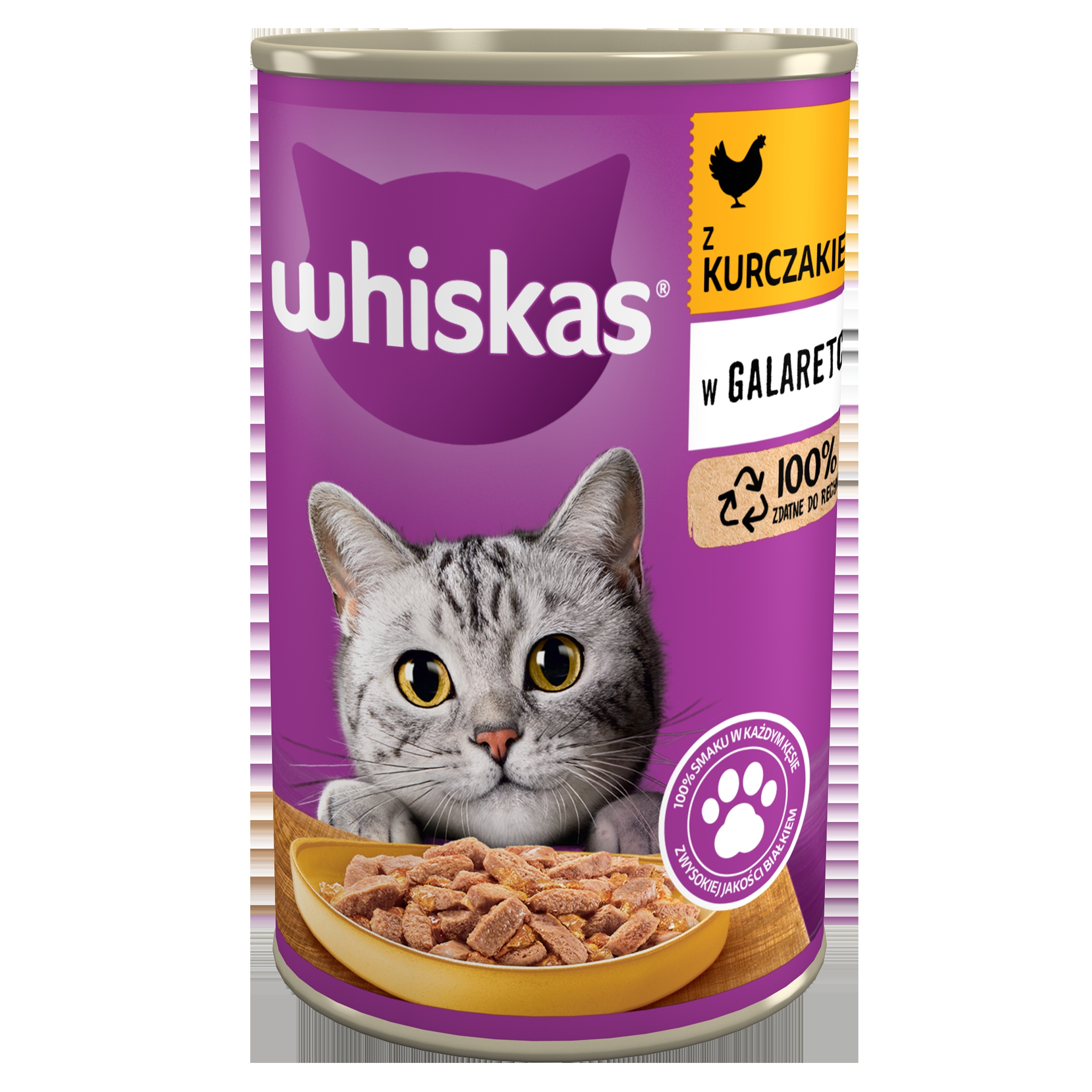 Levně 9X Whiskas vlhké krmivo s kuřecím masem v želé 400 g