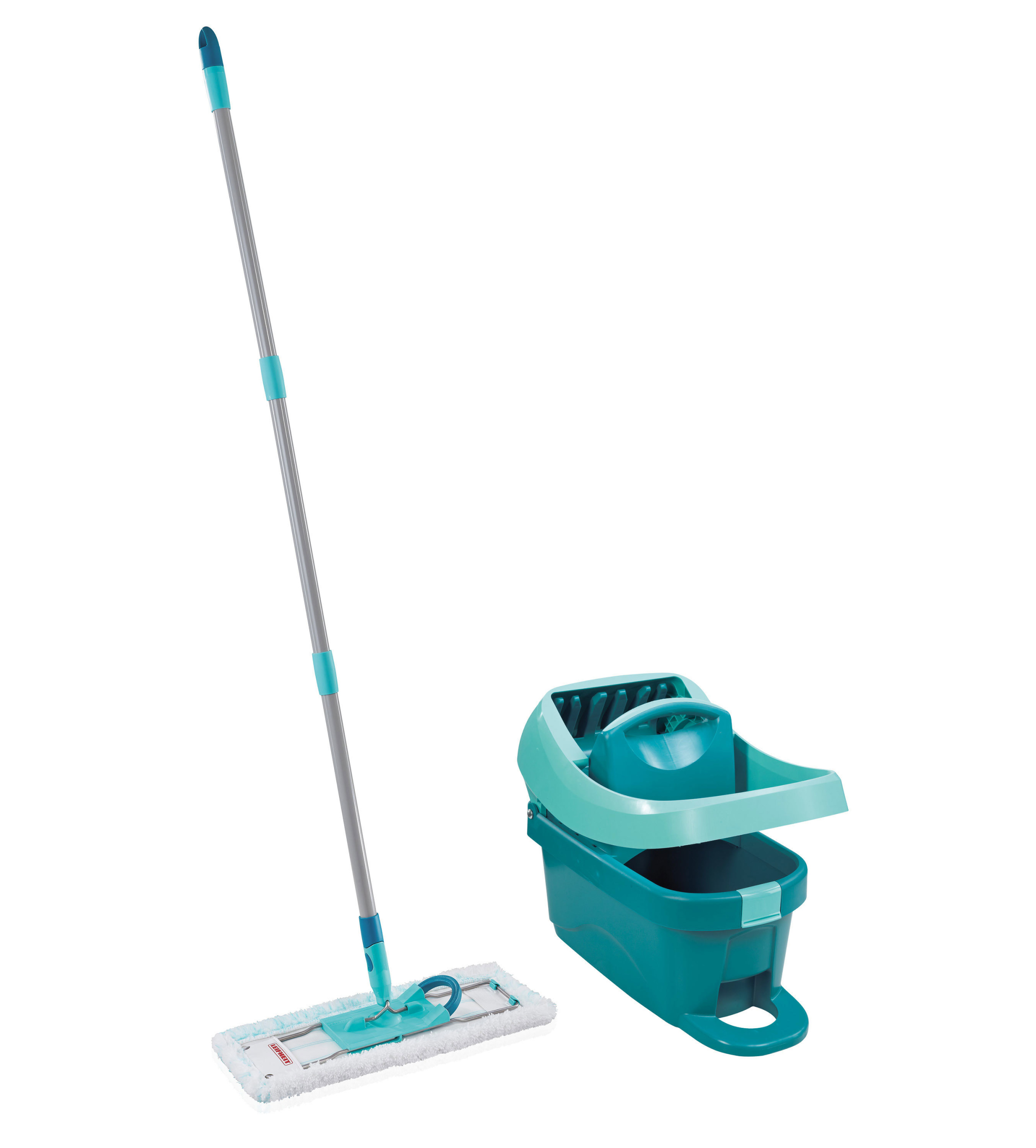 Levně Kbelík a plochý mop Leifheit Press Profi XL 42 cm