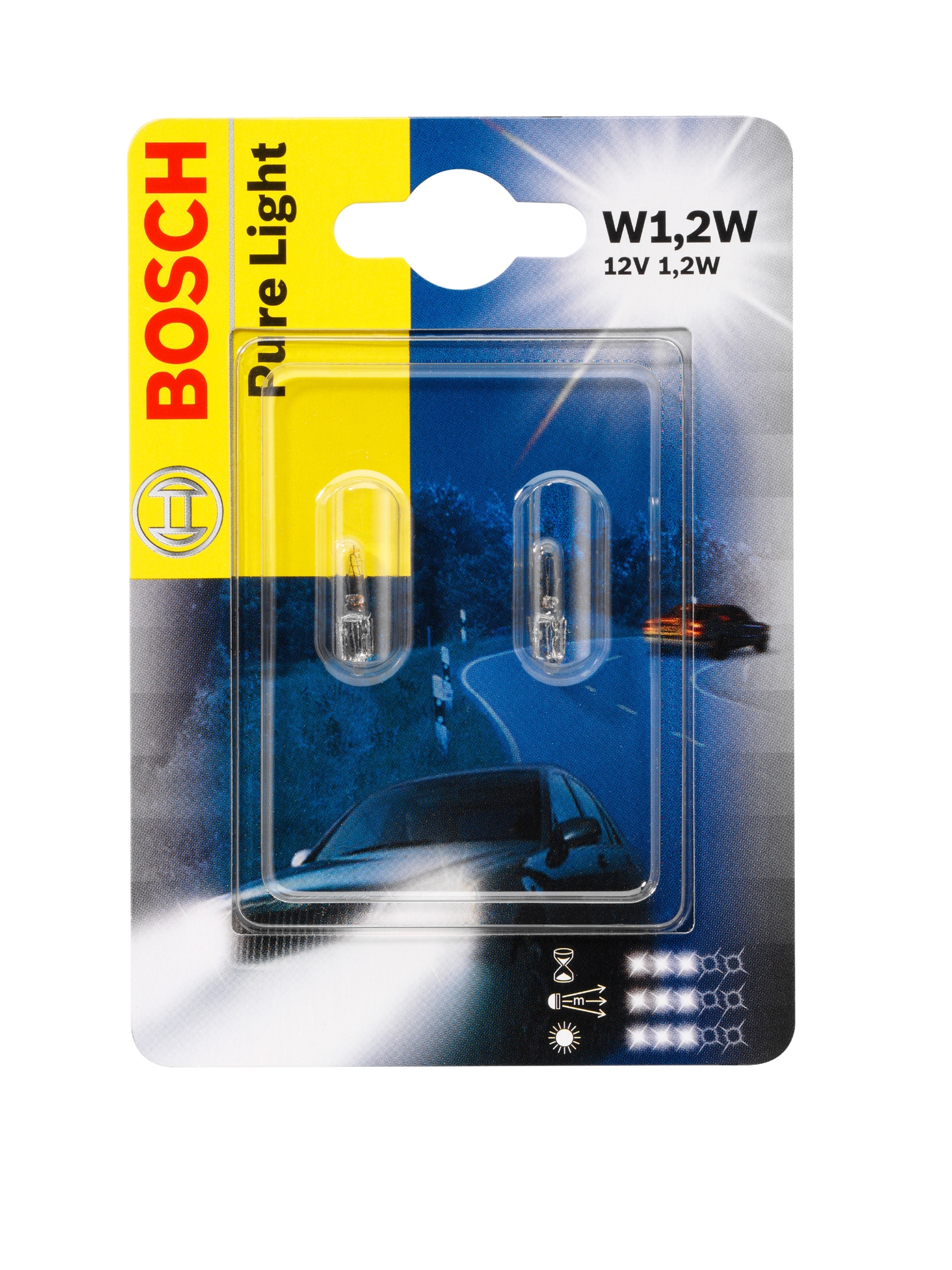 

1987301024 Bosch Żarówka PBT5 1.2W 12V Blister