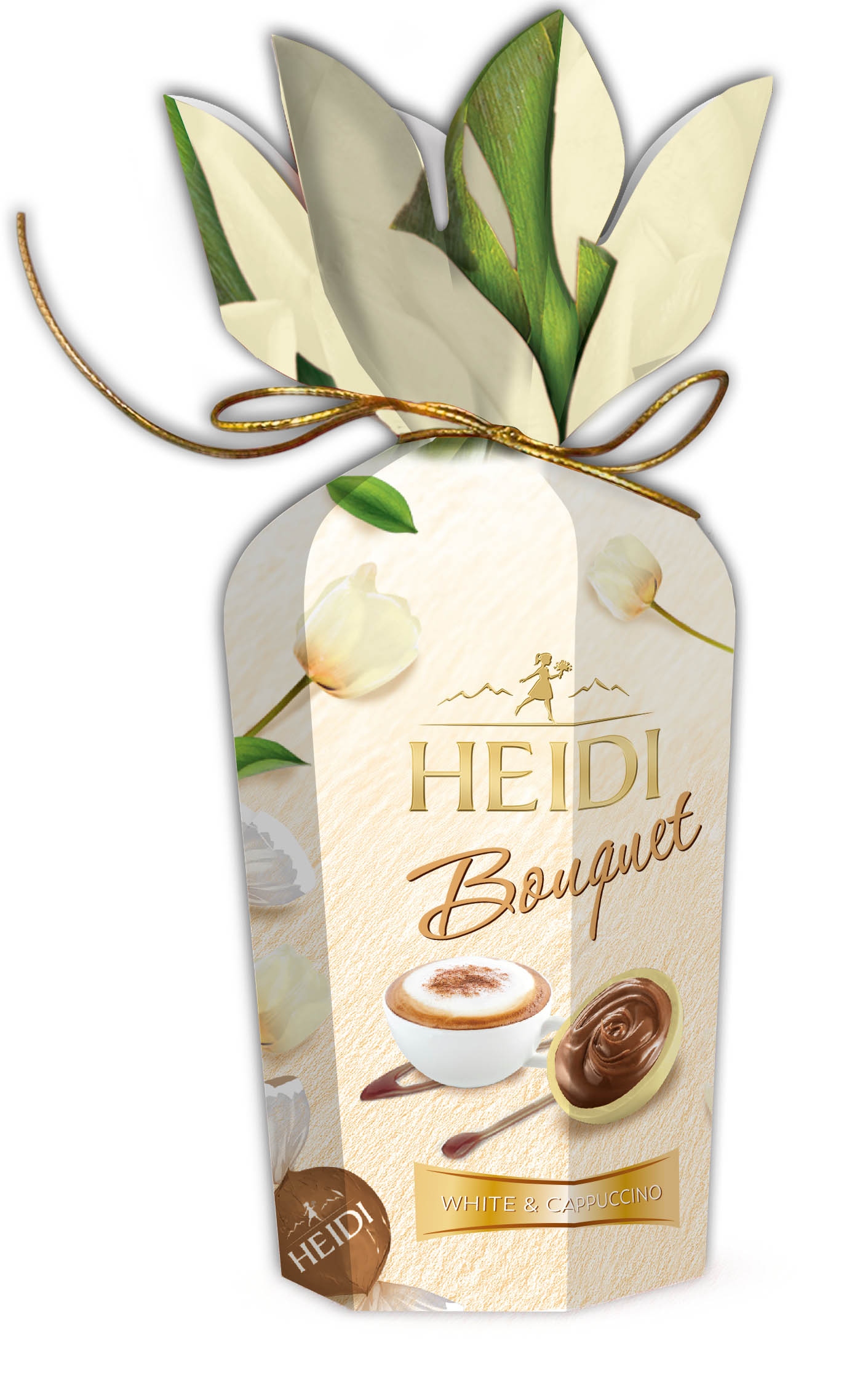 Levně 4x Heidi Pralinky Heidi s příchutí kávy Cappuccino 120 g