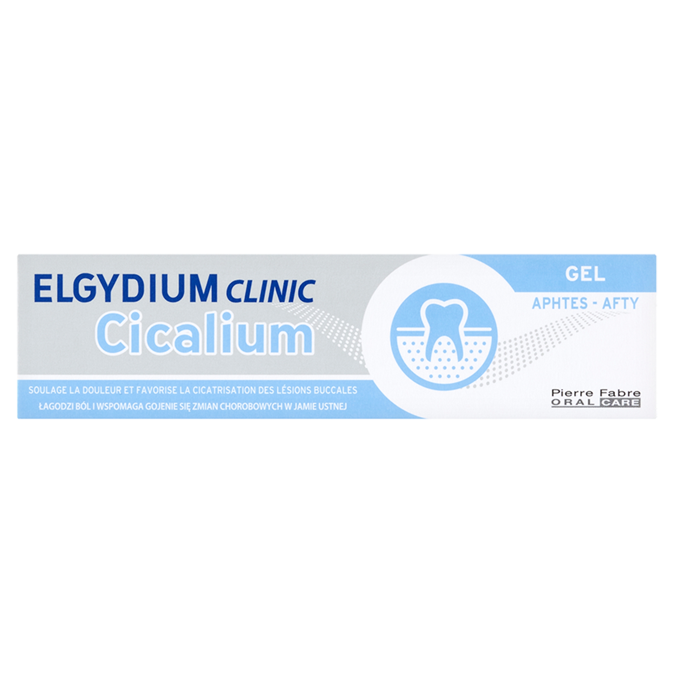 Elgydium Clinic Cicalium żel stomatologiczny 8 ml na zmiany w jamie ustnej