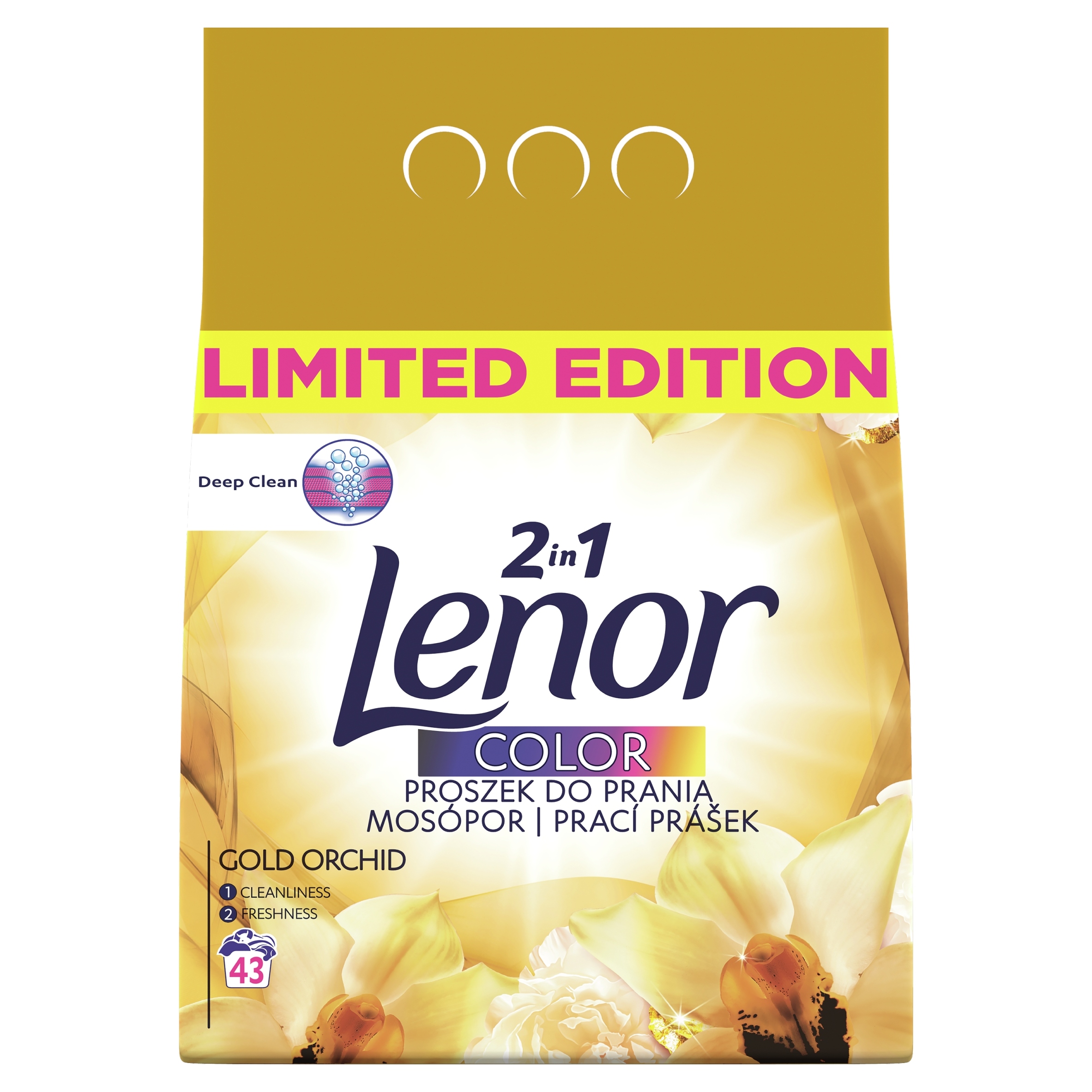 

Lenor Proszek do prania 2.795kg Gold Orchid Kolor