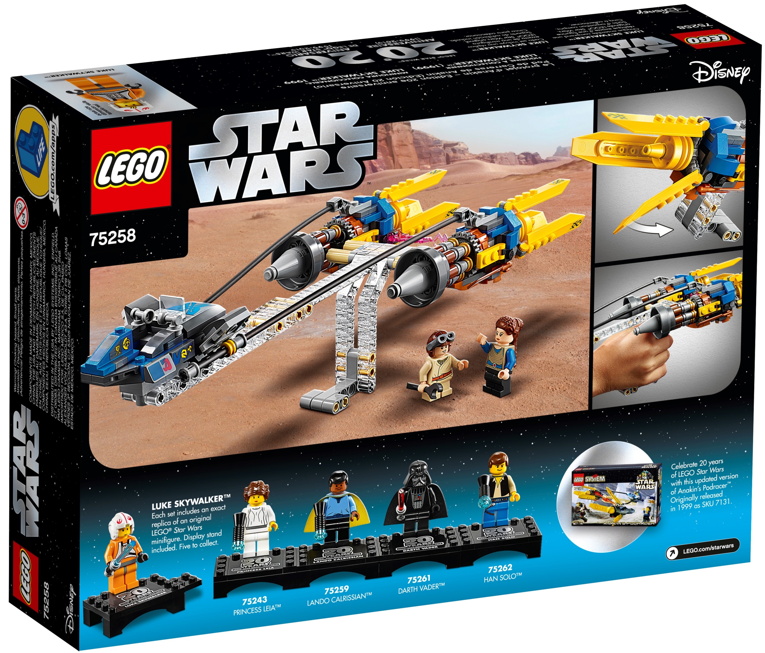 Lego Star Wars 75258 Anakinův kluzák – edice k 20. výroč
