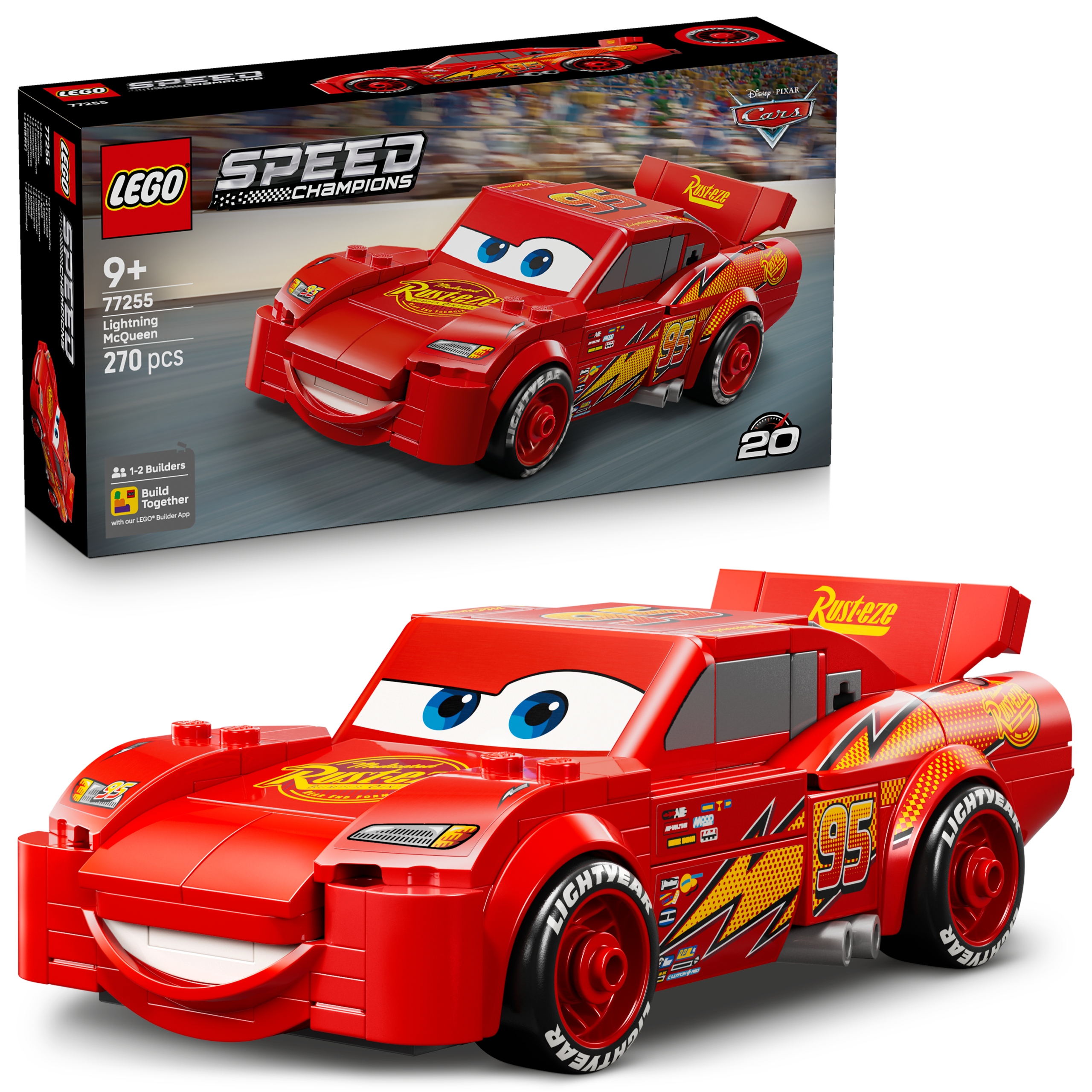 LEGO SPEED CHAMPIONS 77255 ZYGZAK MCQUEEN AUTA DISNEY PIXAR 9 ...