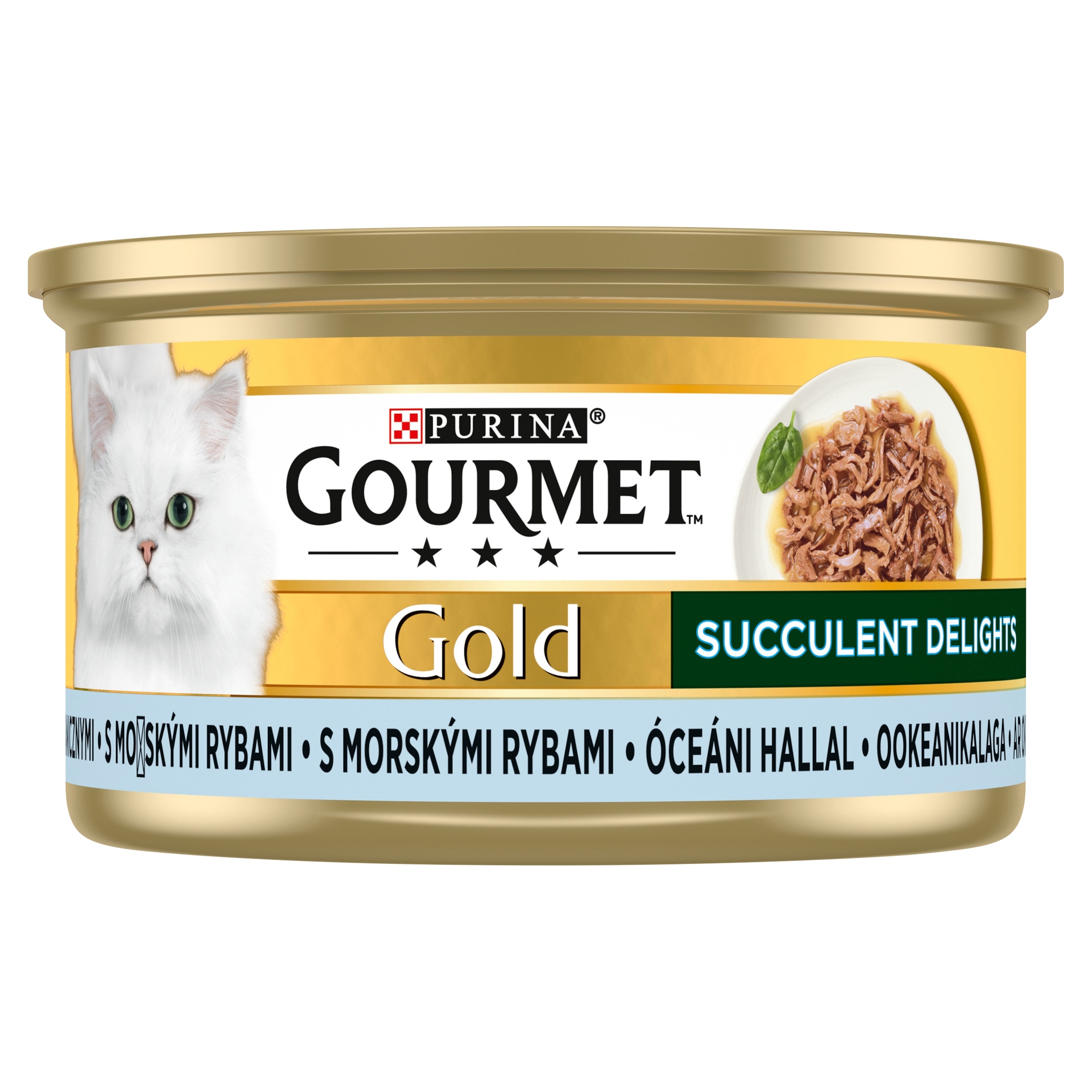 Levně 17X Gourmet Gold Succulent Delights Oceánské Ryby 85 g