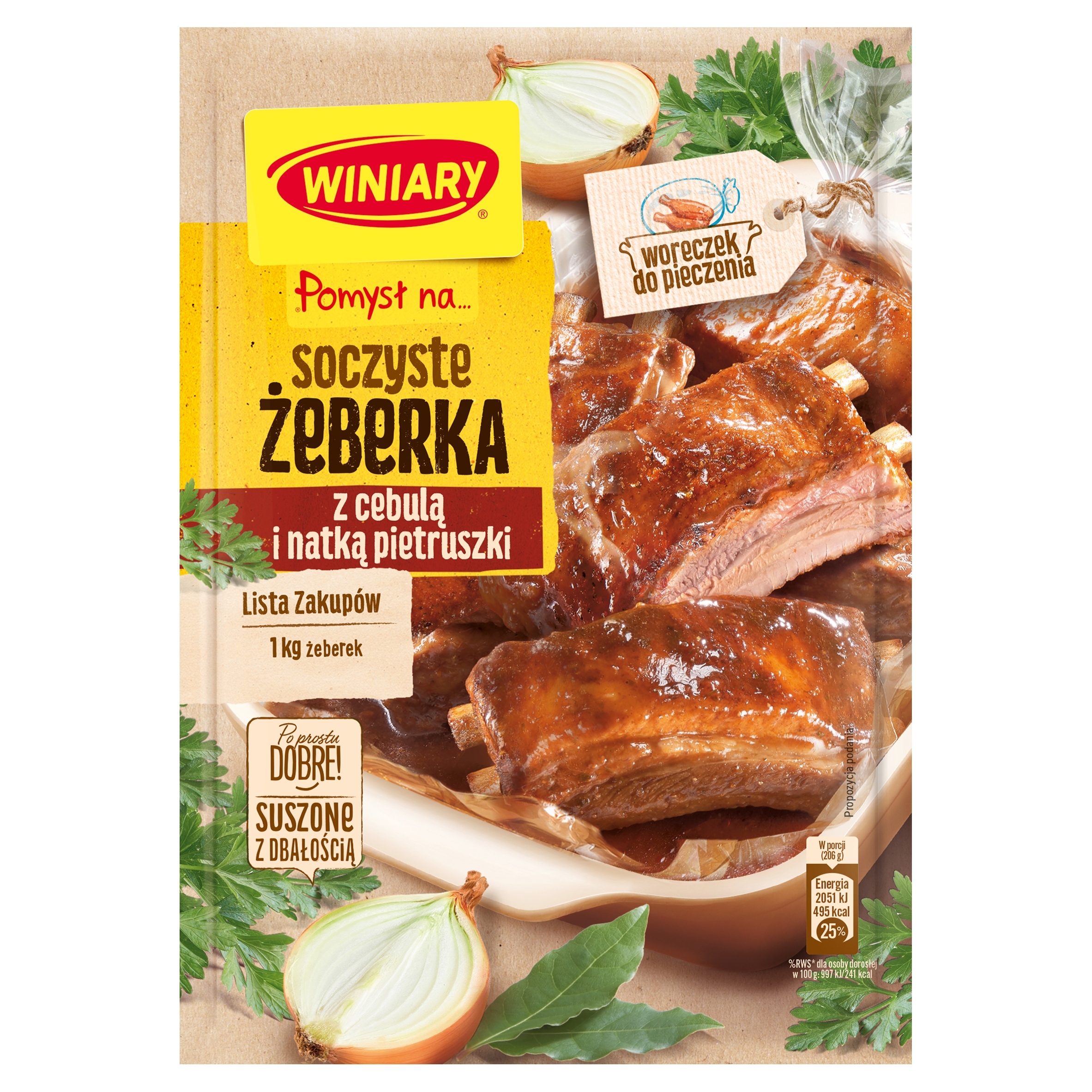 Levně 10 x Winiary Nápad na šťavnatá žebírka 28 g