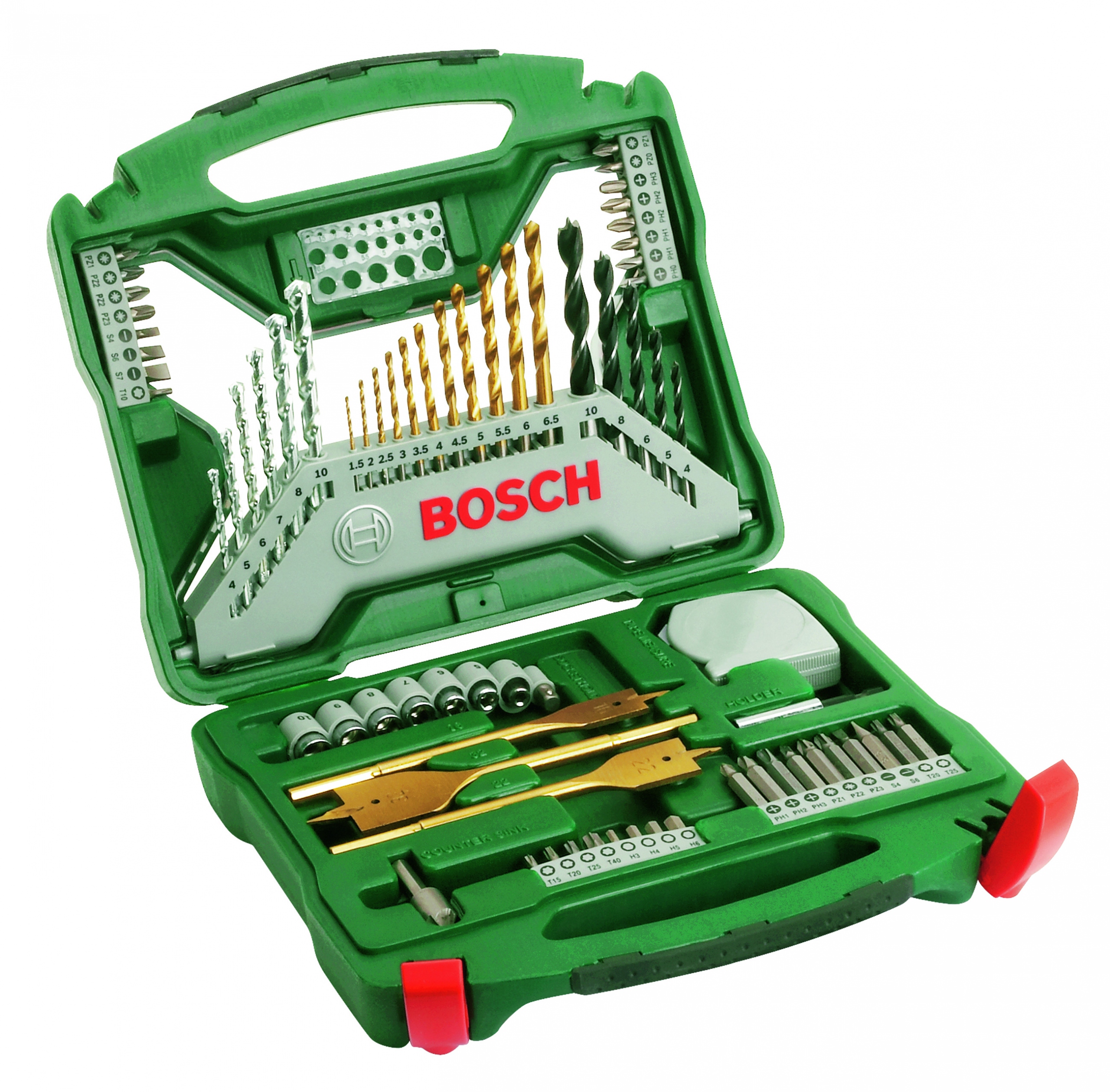 

Zestaw wierteł i bitów Bosch X-line 70 szt.