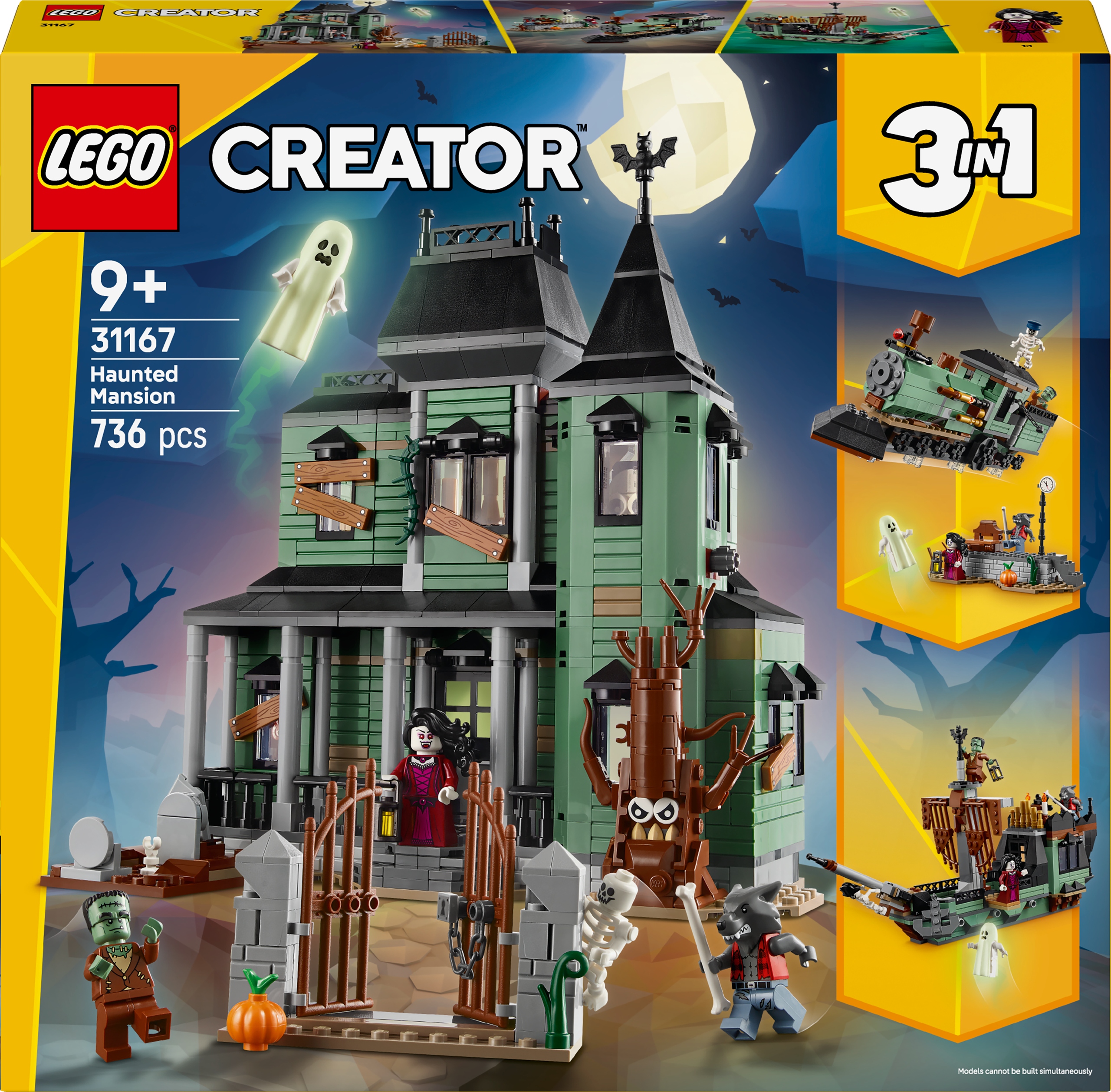 Lego Creator 3 v 1 31167 Strašidelné sídlo