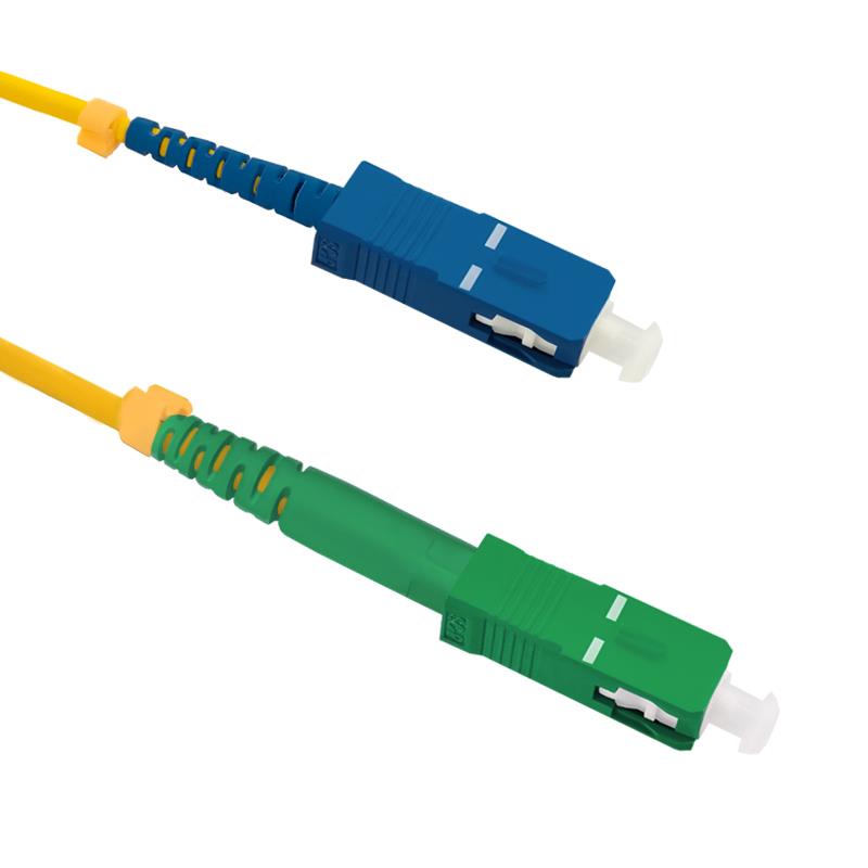 Patchcord światłowodowy 1m żółty Simplex Qoltec 54289 4 sztuki