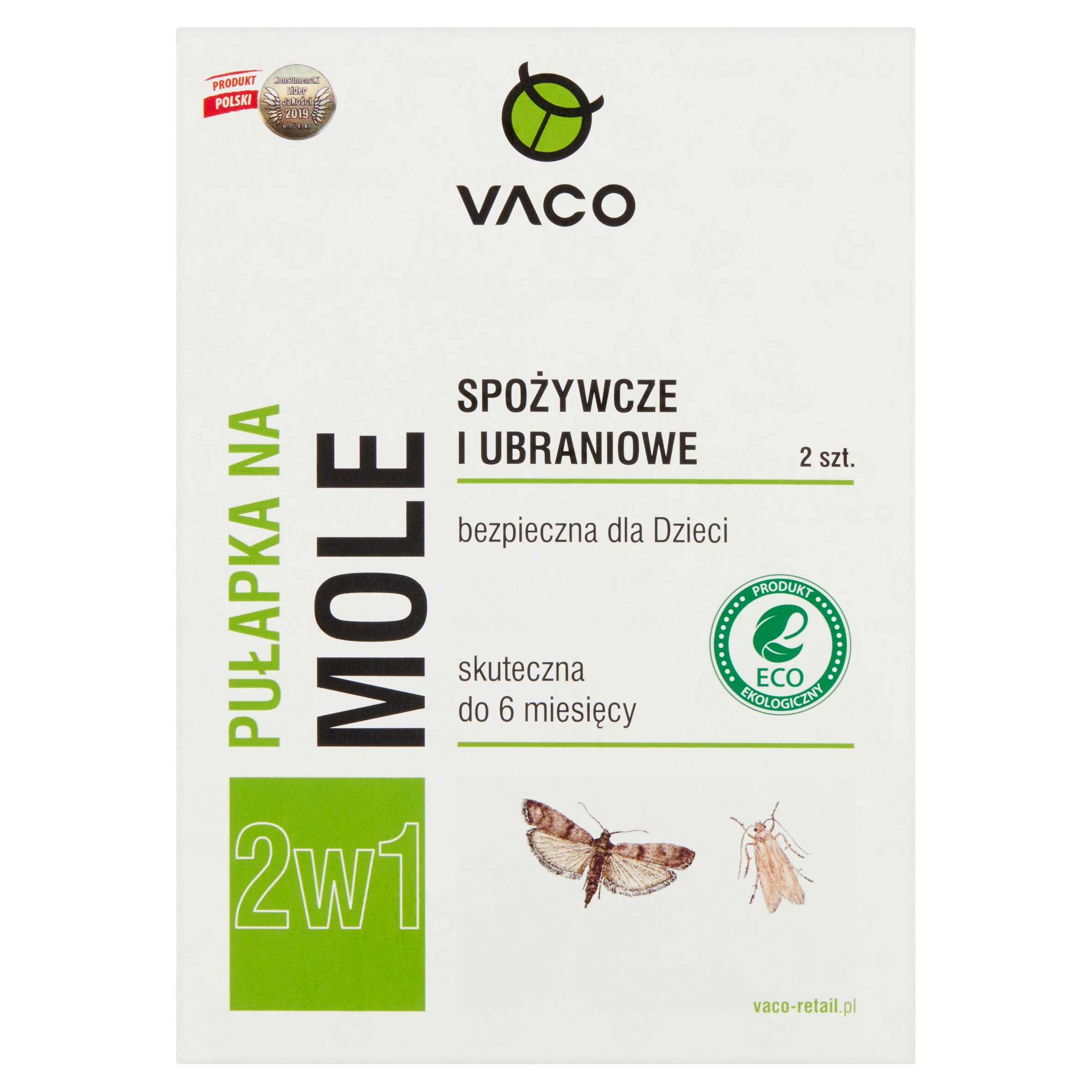 

Pułapka na mole spożywcze i ubraniowe Vaco