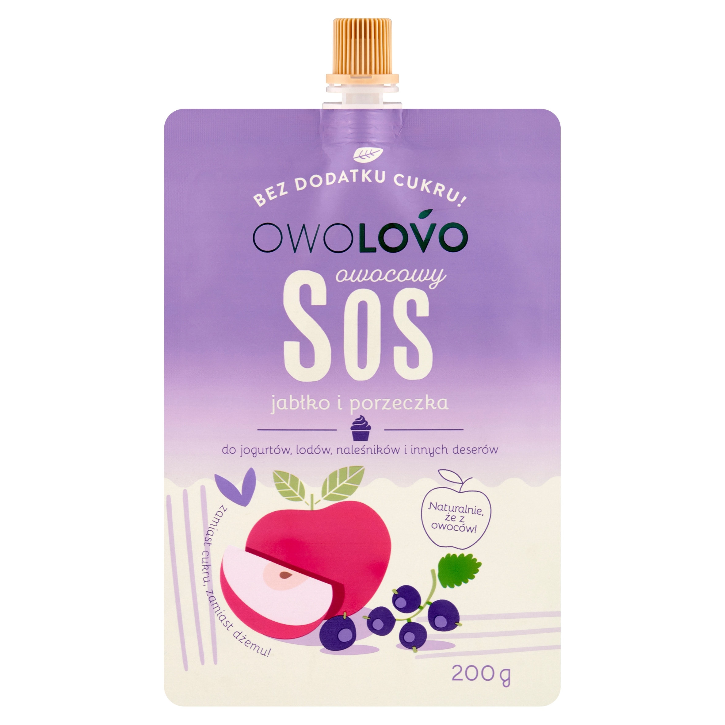 13 x Owolovo Omáčka Jablko-černý rybíz 200 g