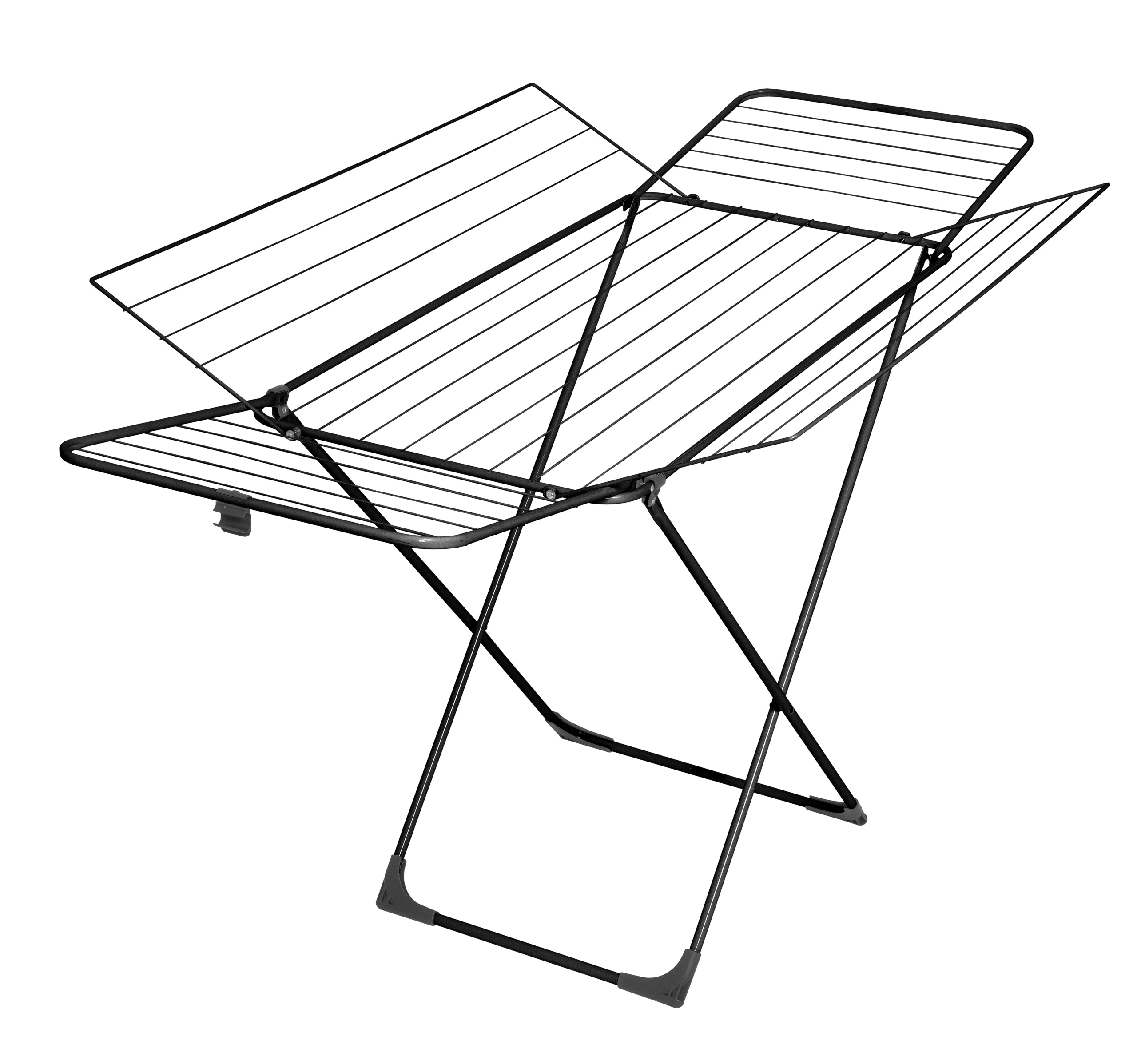 Levně Velkea H300 Černá sušička prádla 183 x 99 96 cm