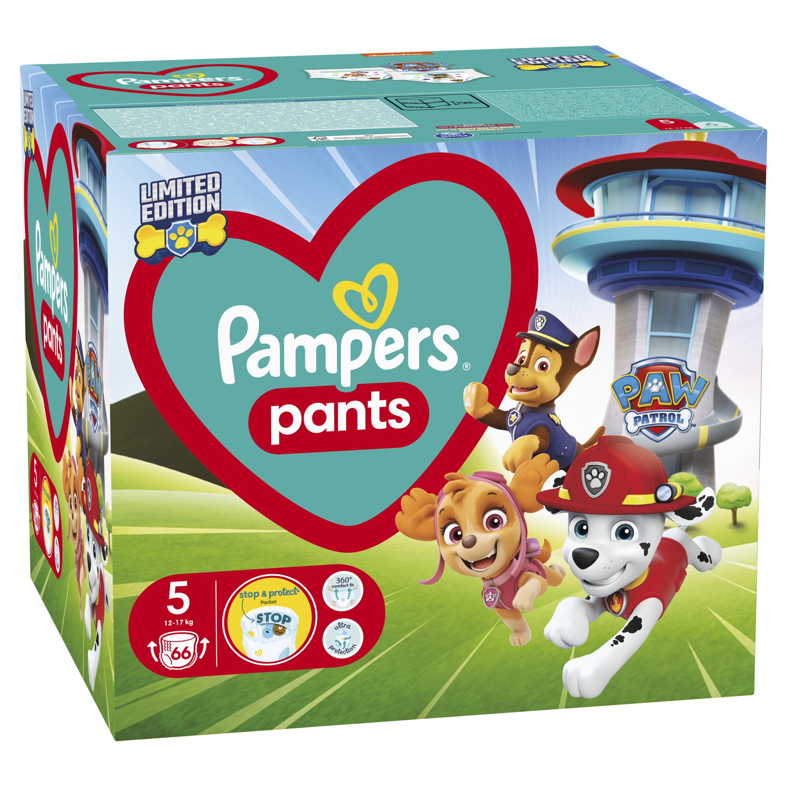 Pampers Pants 5 66 szt. 12-17 kg Pieluchomajtki Psi Patrol