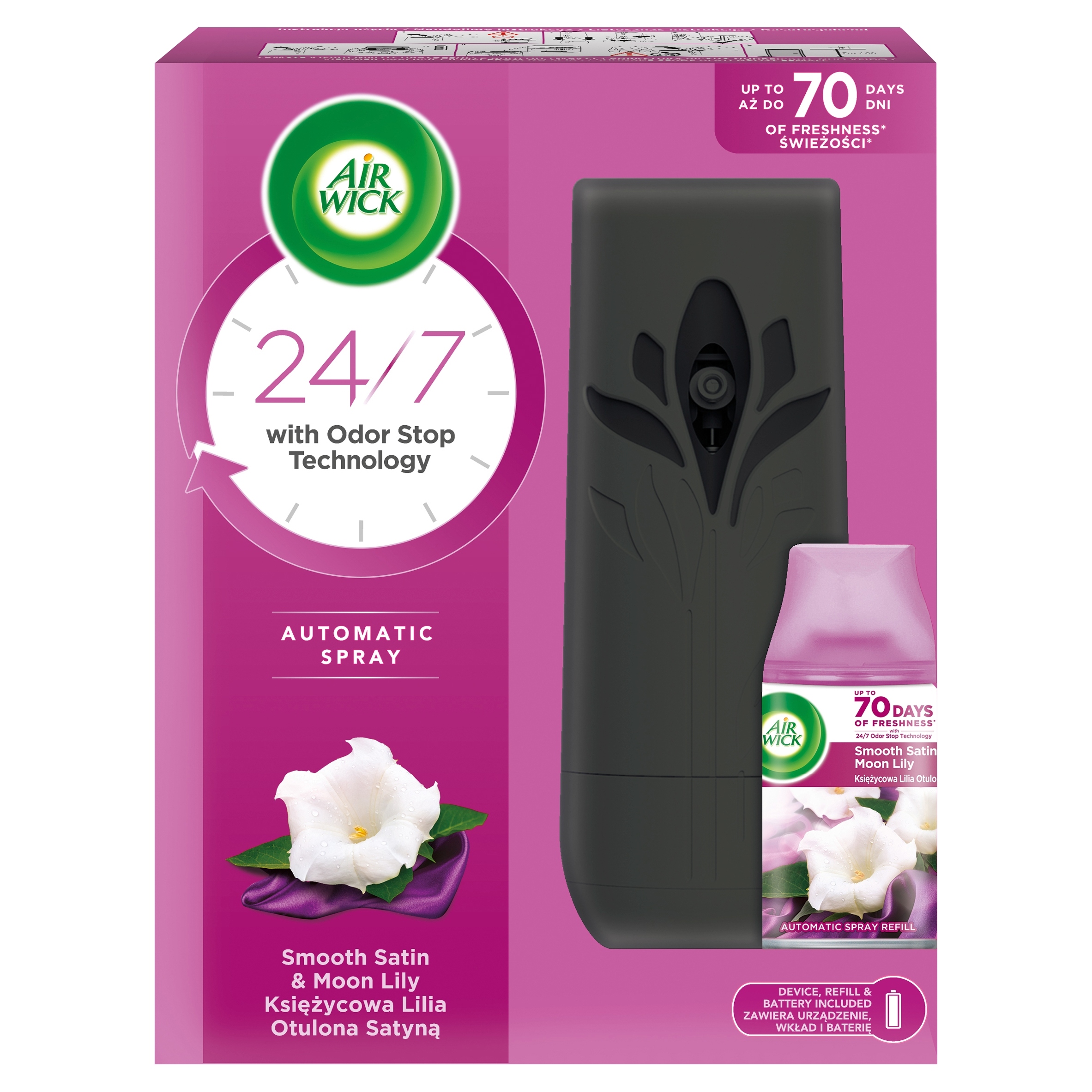 

Air Wick odświeżacz Smooth Satin komplet 250ml