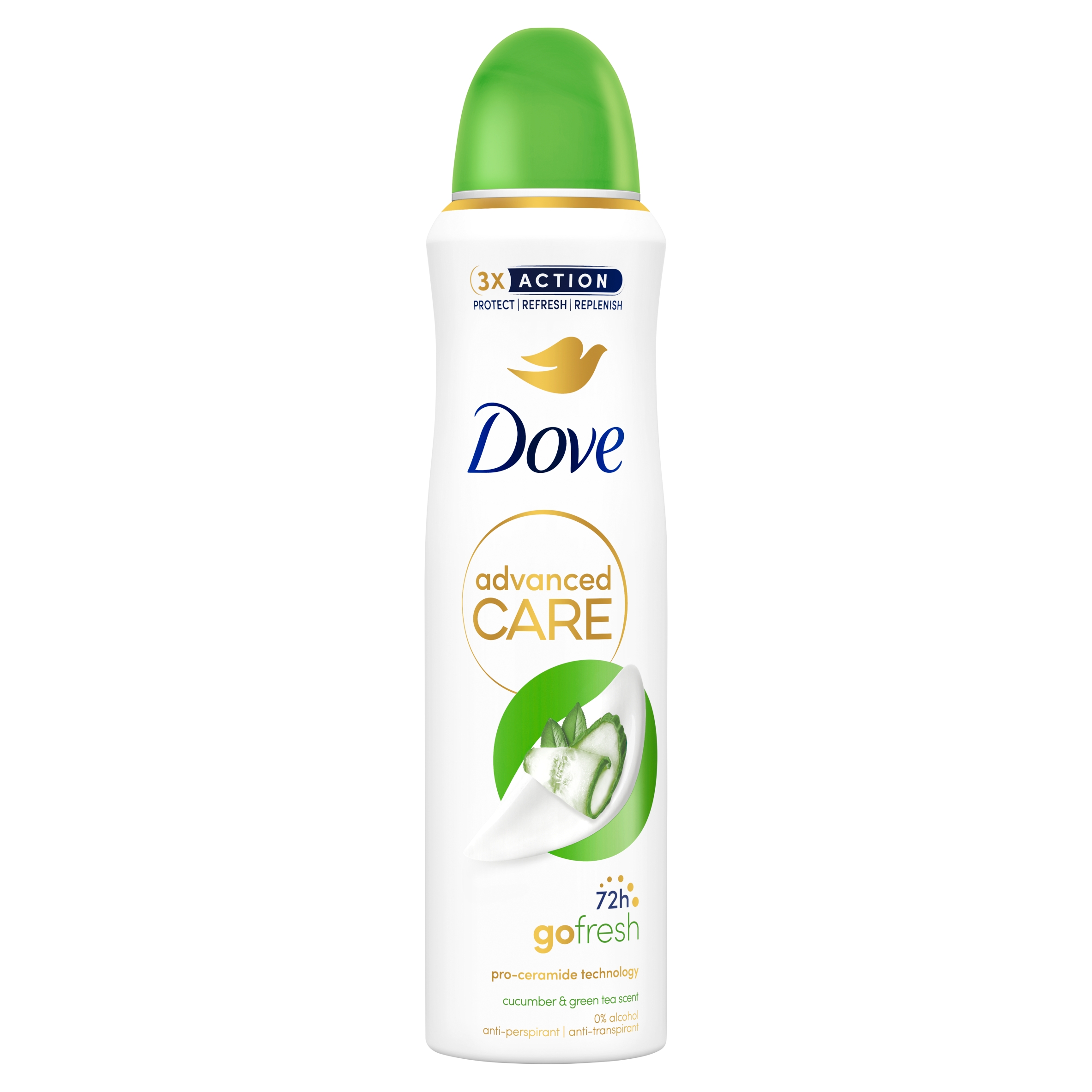 Dove Advanced Care Go Fresh Cucumber Green Tea Scent Antiperspirant ve