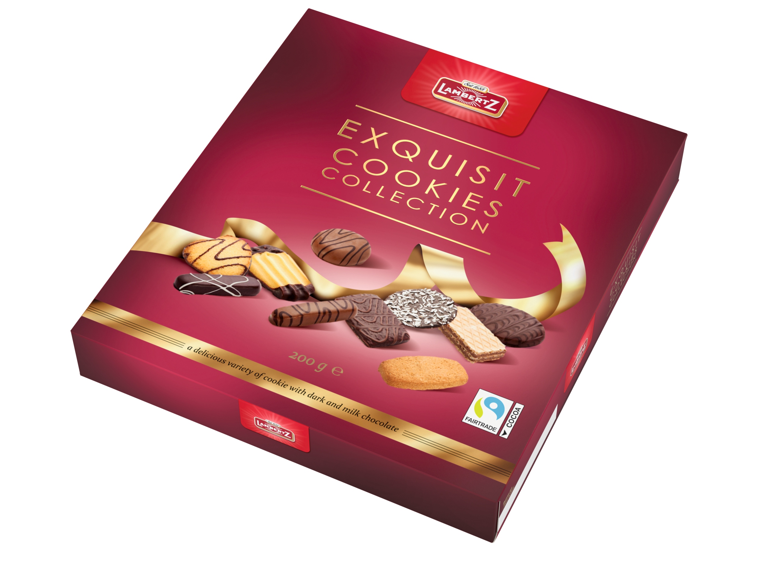 Levně 3x Lambertz Směs sušenek „Exquisit“ 200 g