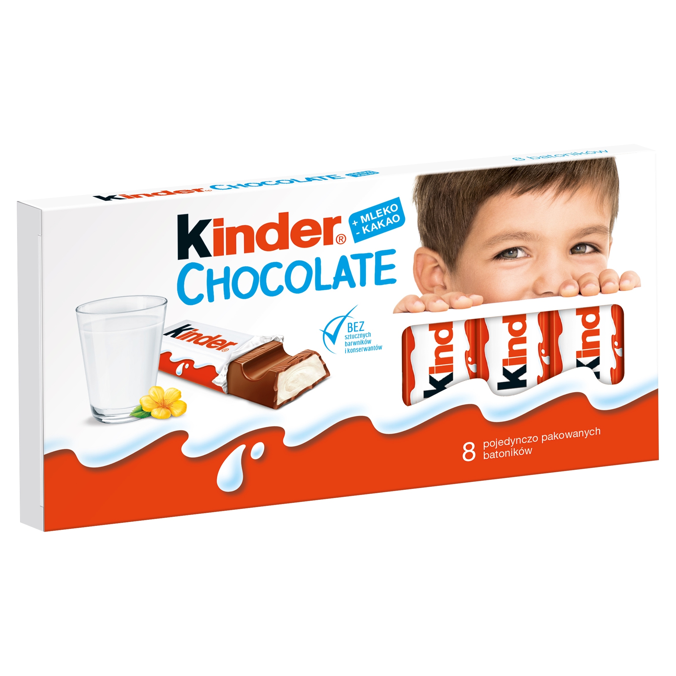 Levně Kinderki Mléčné čokoládky Kinder Mléčná náplň Tyčinky 100 g