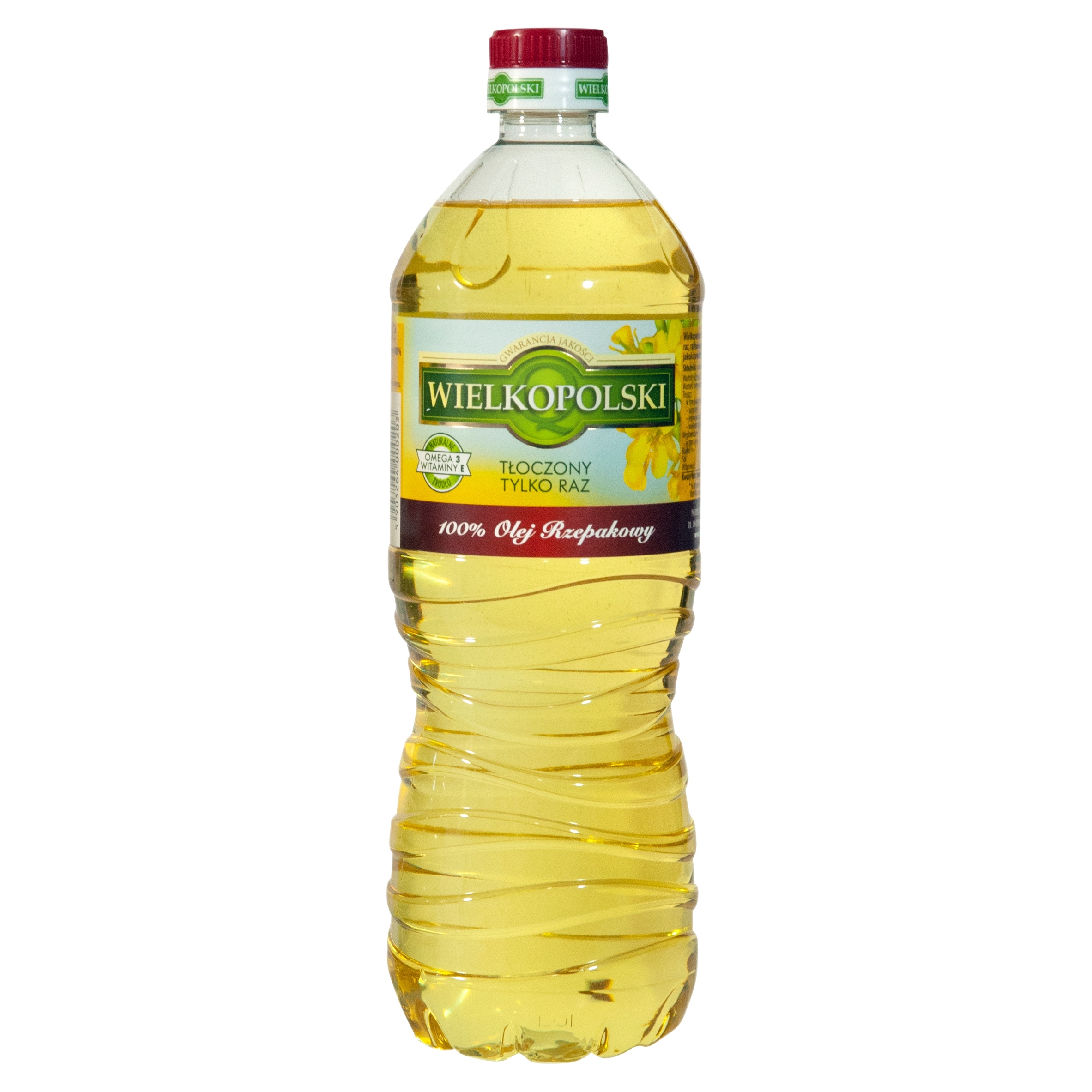 5X Wielkopolski Řepkový olej 100% 0,9 l